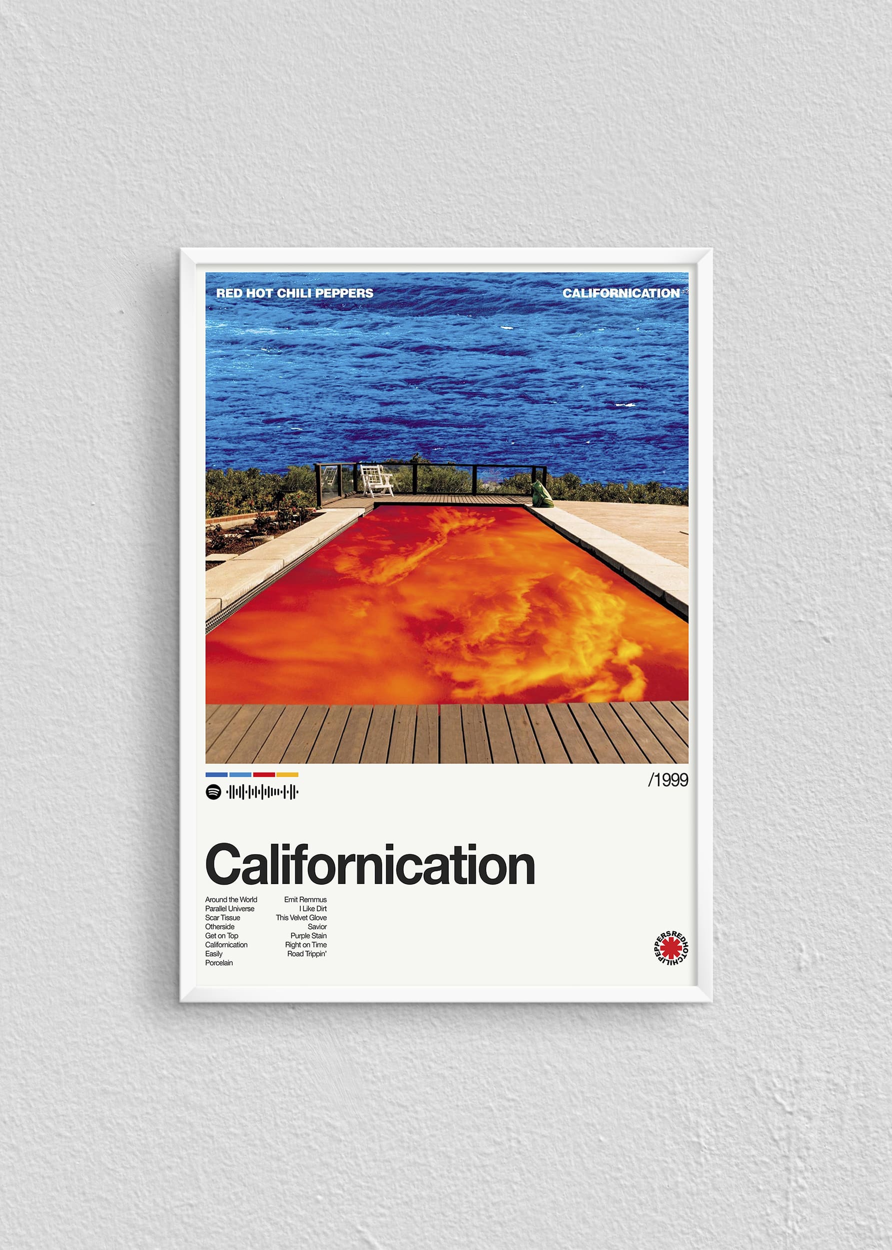 Quadro Californication Red Hot Chili Peppers 4