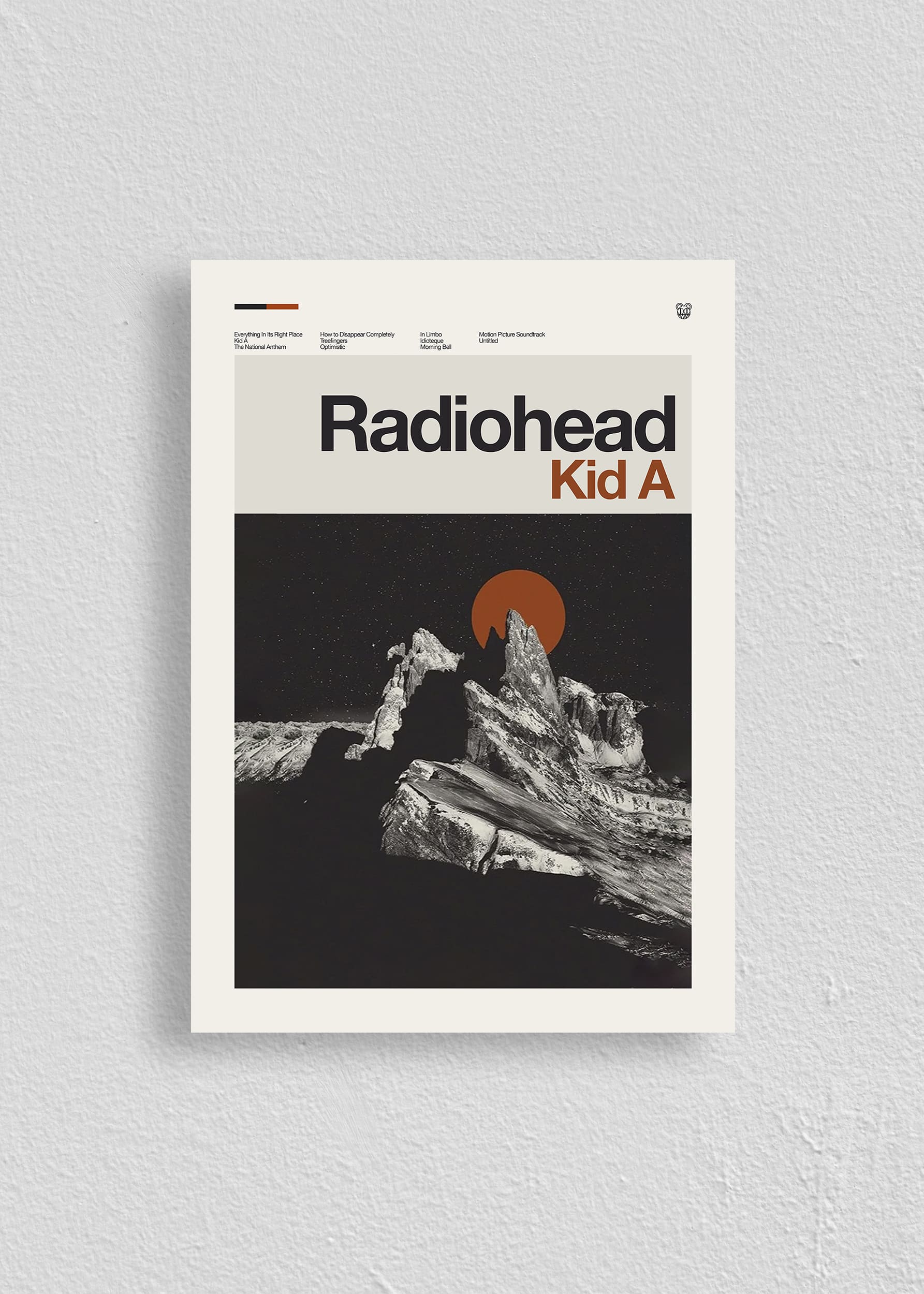 Quadro Radiohead Kid A