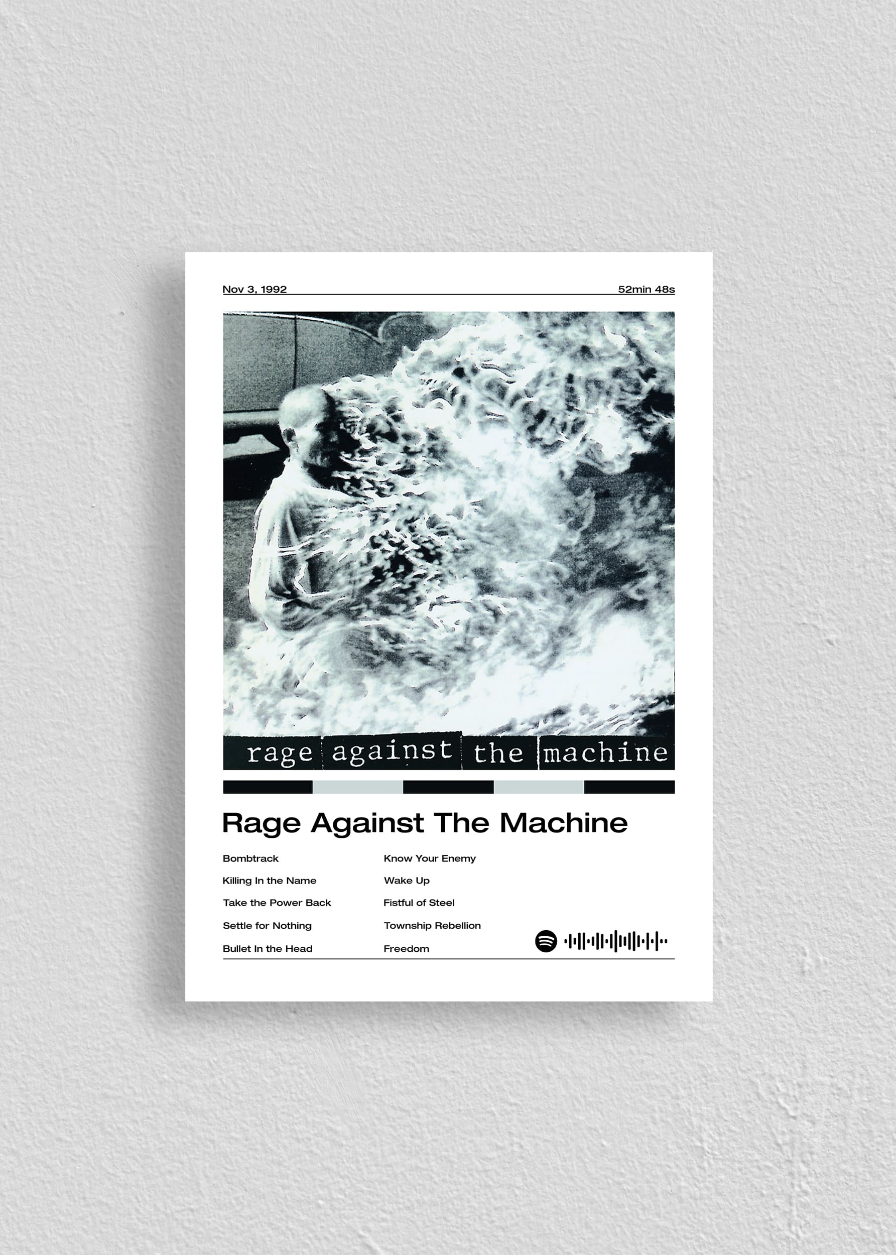 Quadro Rage Against The Machine Against The Machine