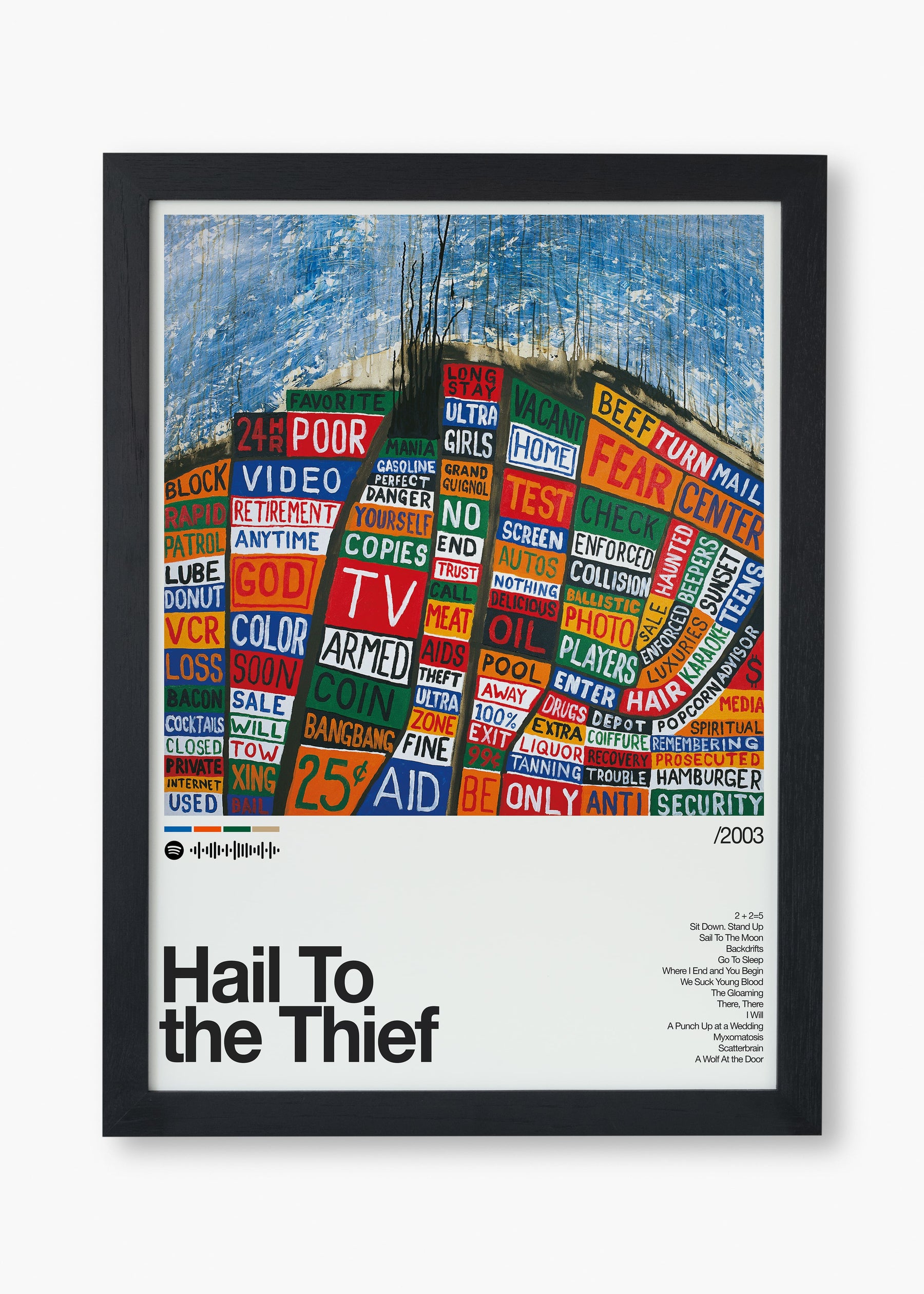 Quadro Radiohead Hail to the Thief