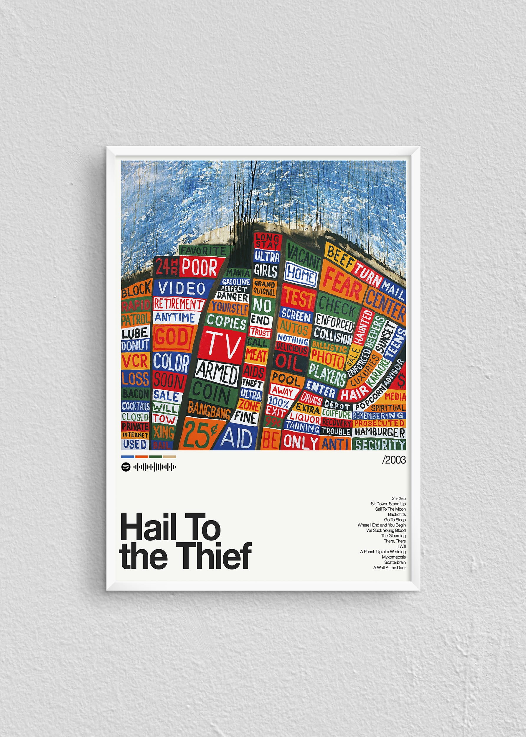 Quadro Radiohead Hail to the Thief