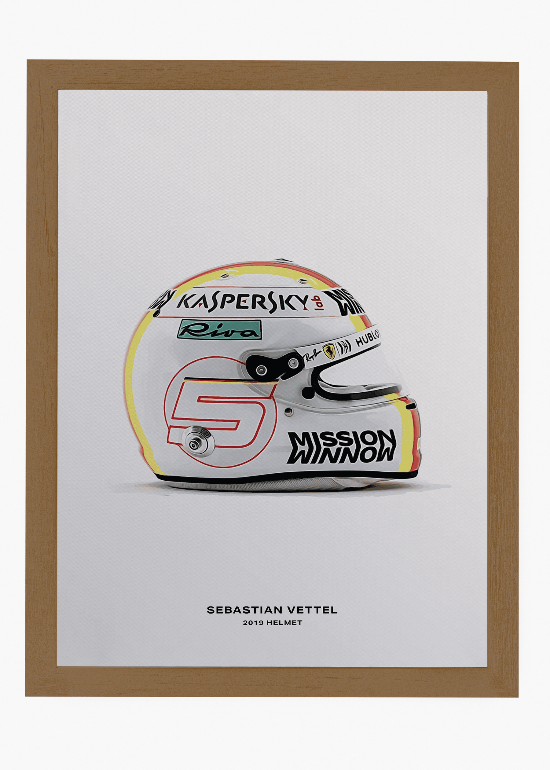 Quadro Sebastian Vettel 2019