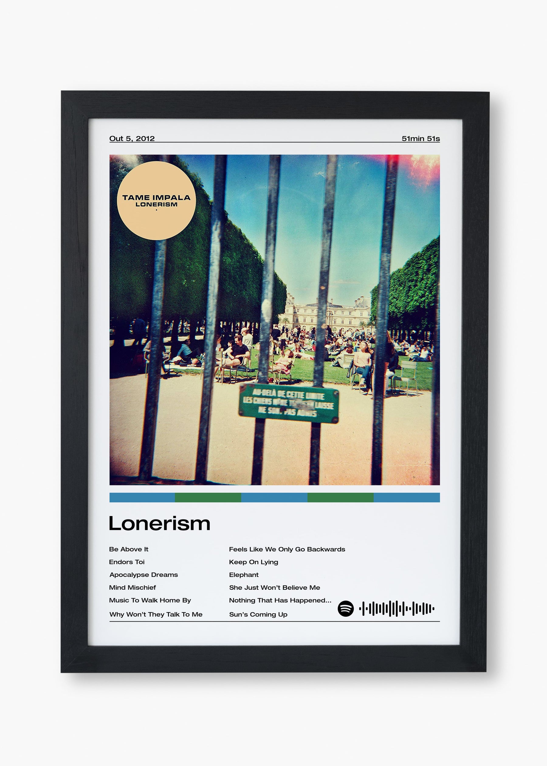 Quadro Tame Impala Lonerism
