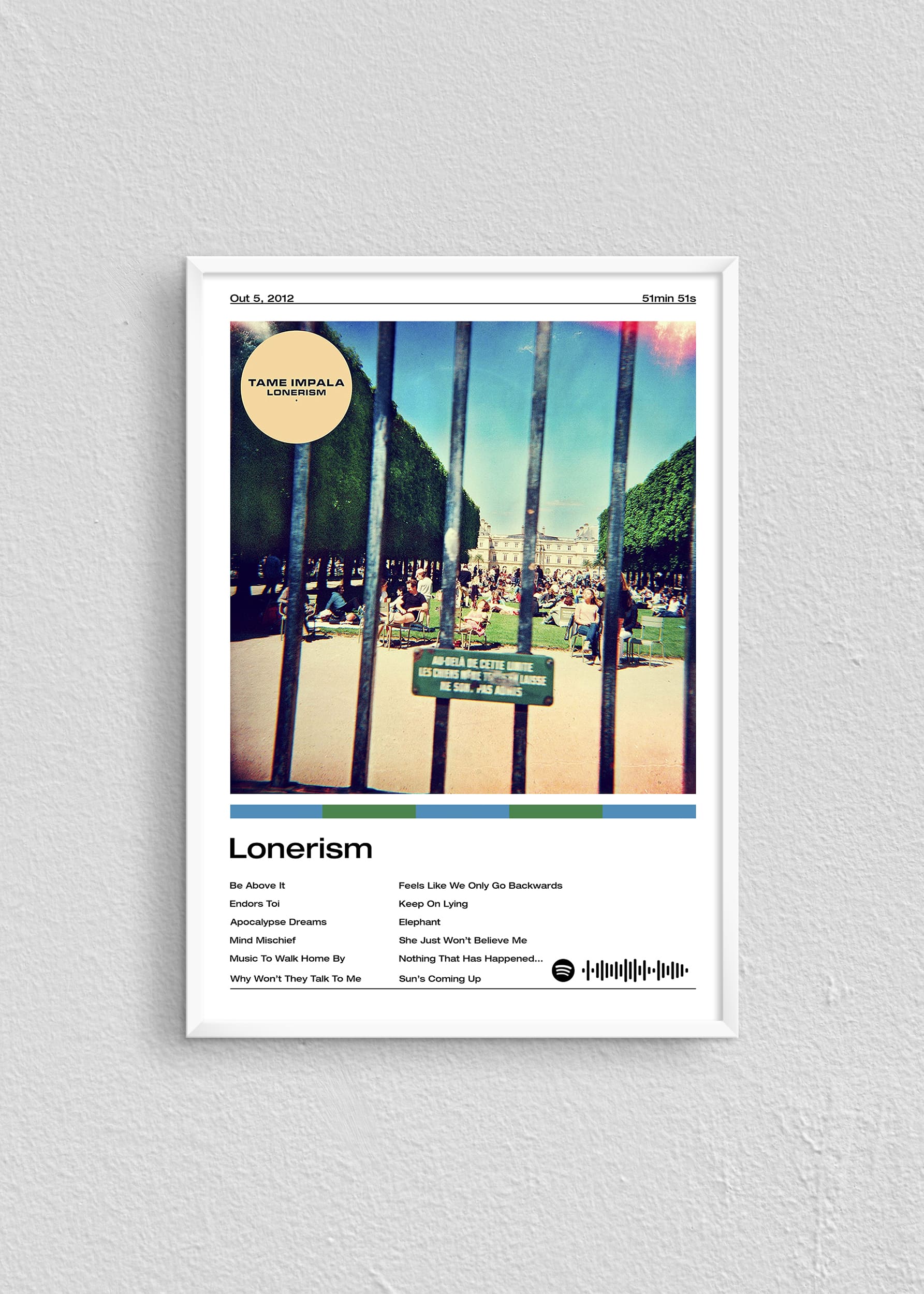 Quadro Tame Impala Lonerism