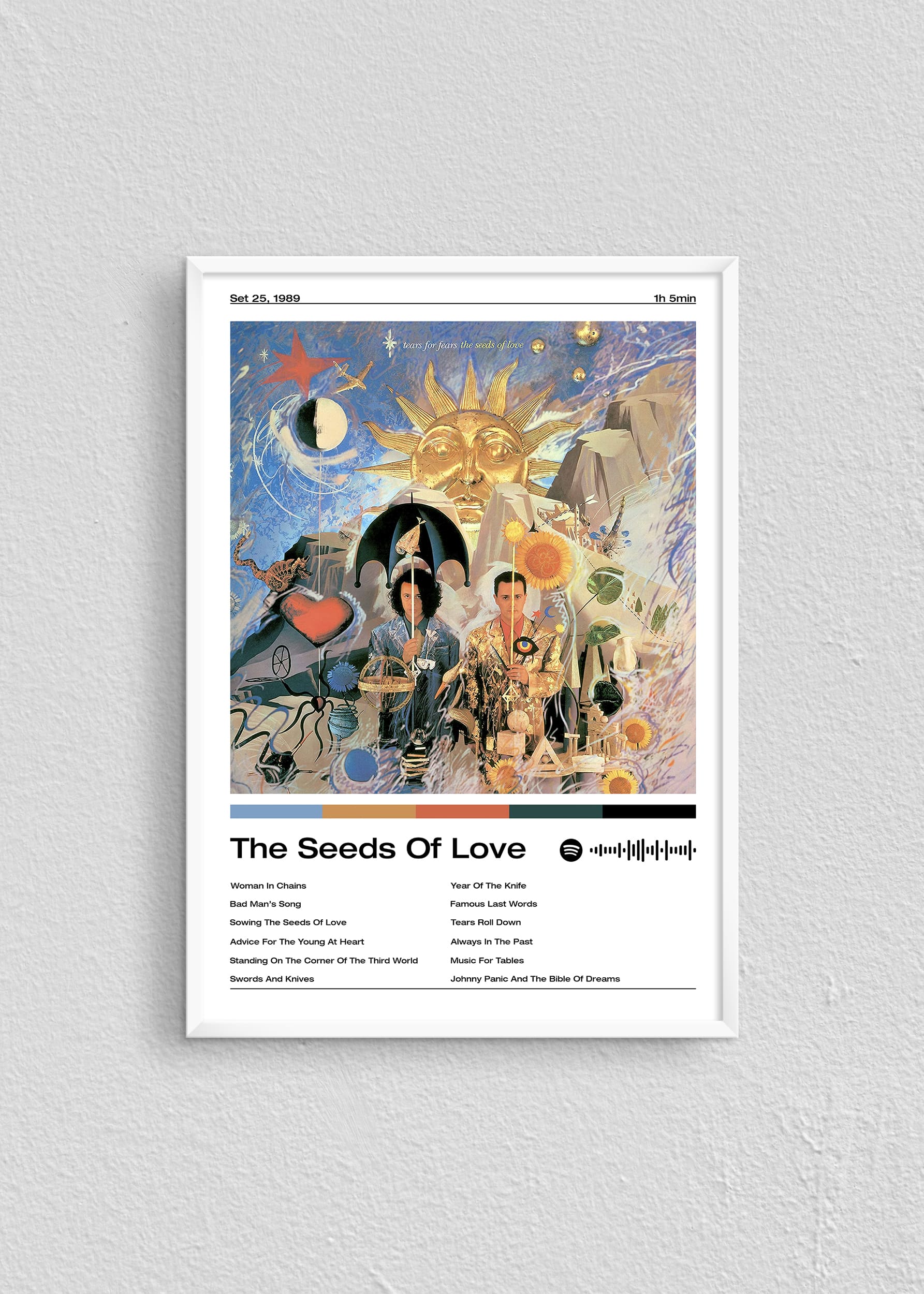 Quadro Tears For Fears The Seeds Of Love