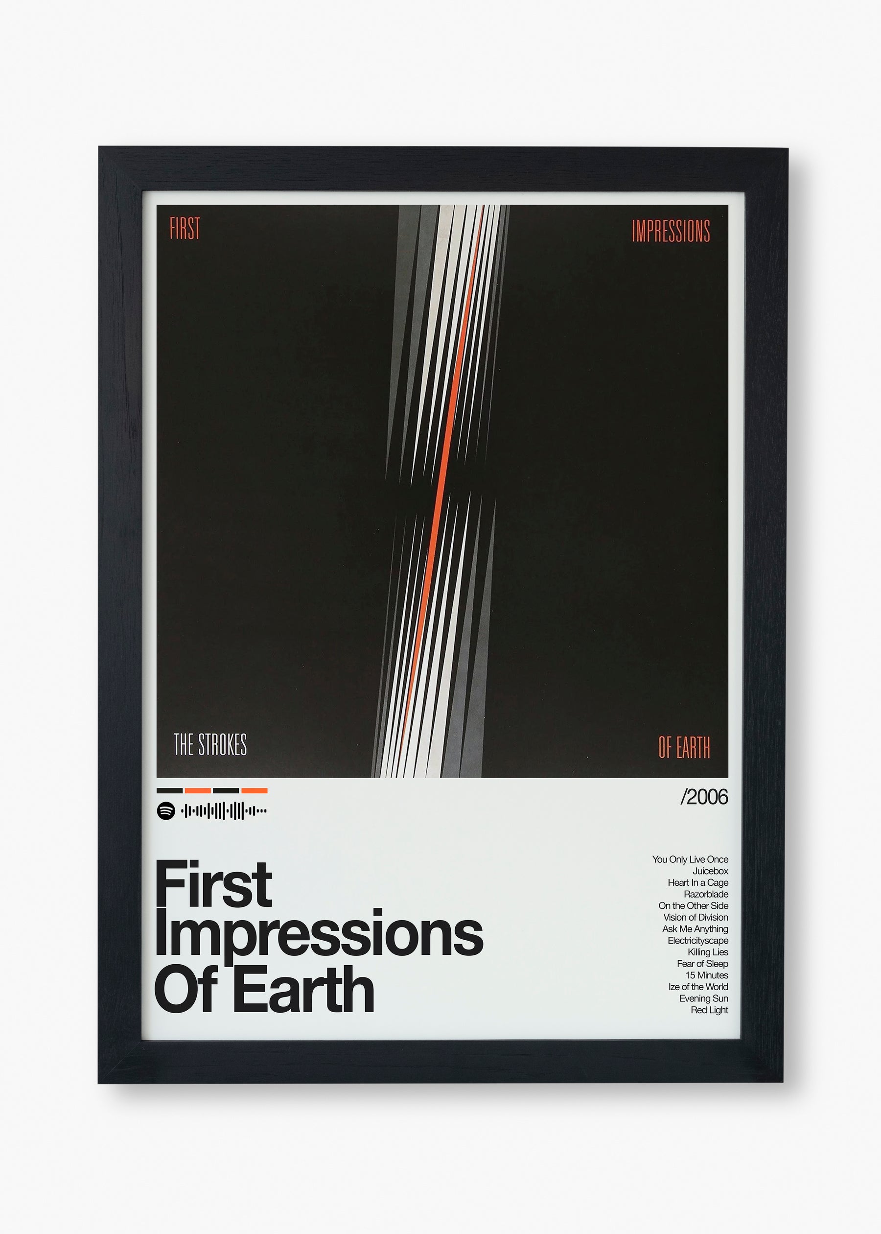 Quadro The Strokes First Impressions of Earth