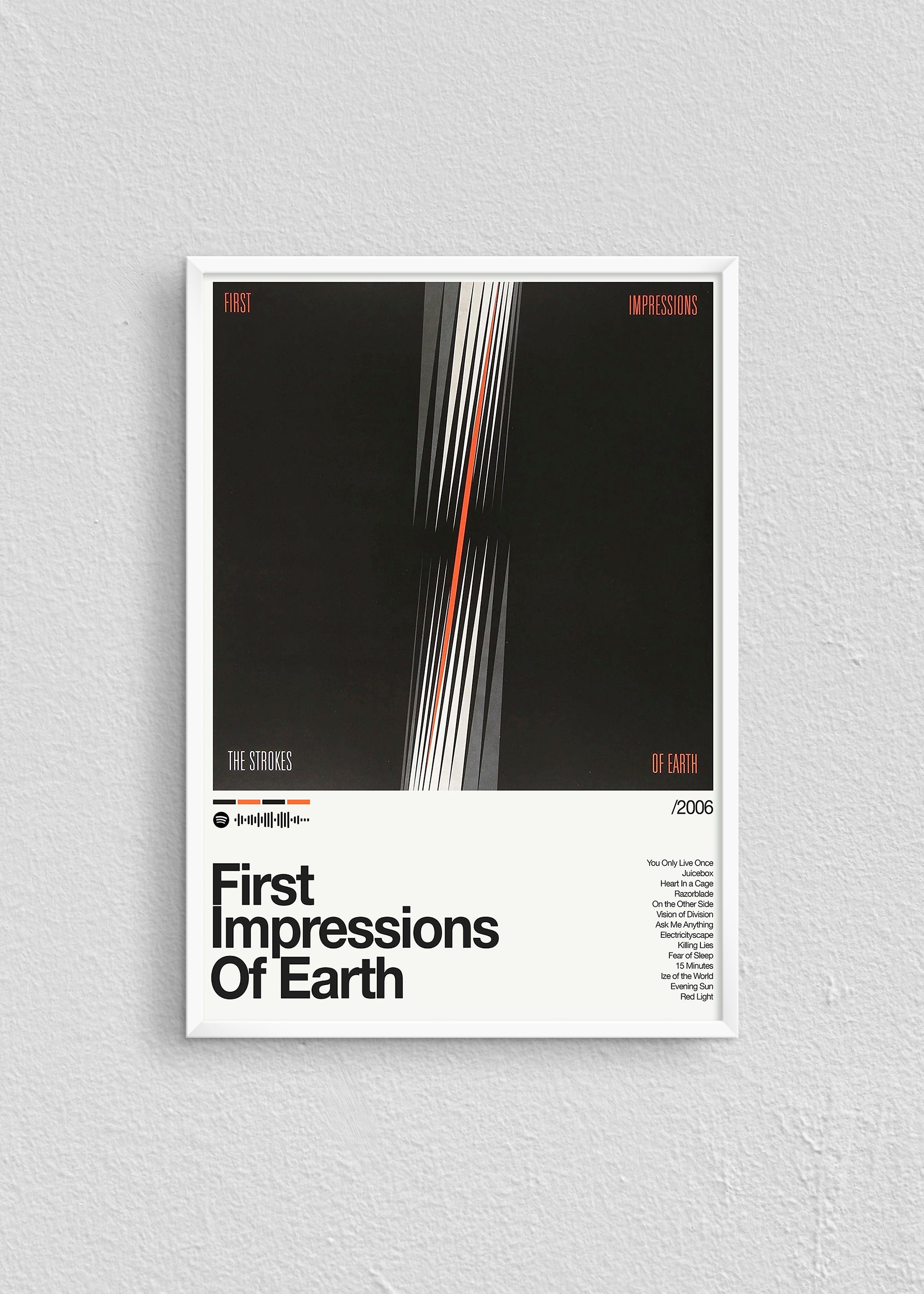 Quadro The Strokes First Impressions of Earth