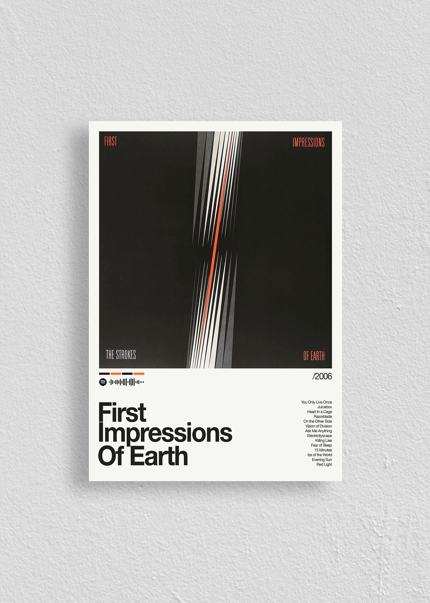 Quadro The Strokes First Impressions of Earth