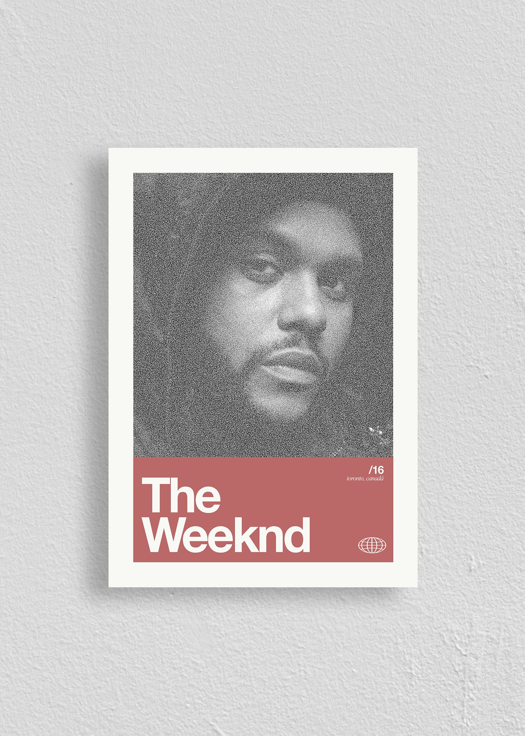 Quadro The Weeknd Silver