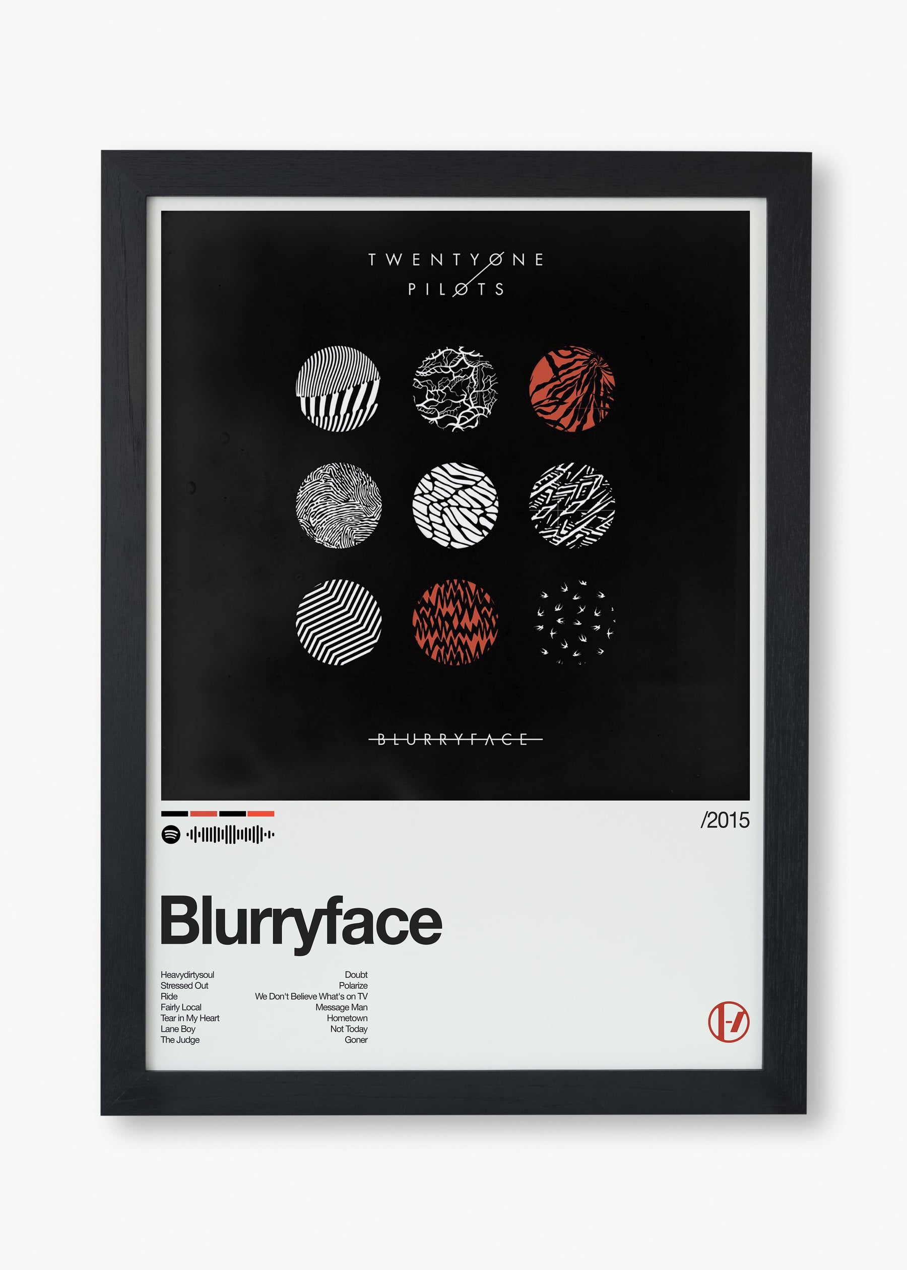 Quadro Twenty One Pilots Blurryface