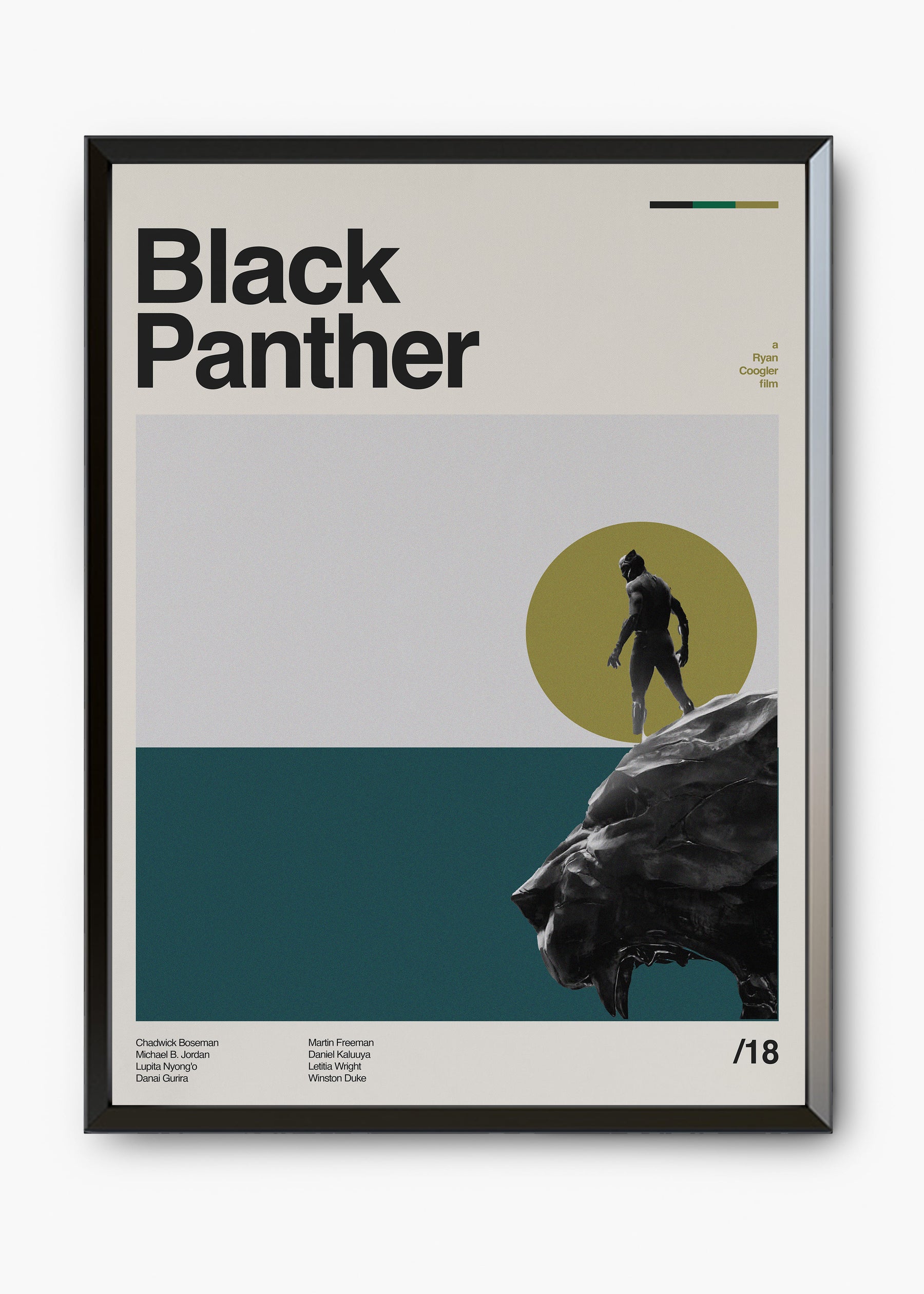 Quadro Pantera Negra - Black Panther