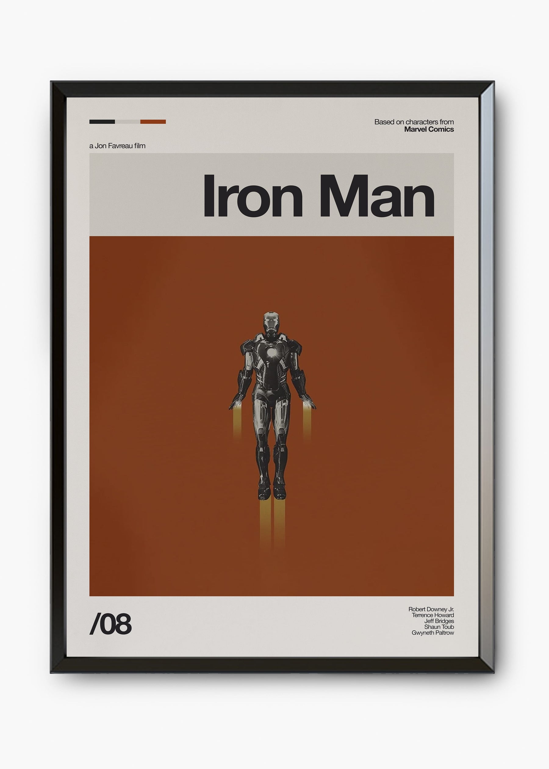Quadro Homem de Ferro - Iron Man