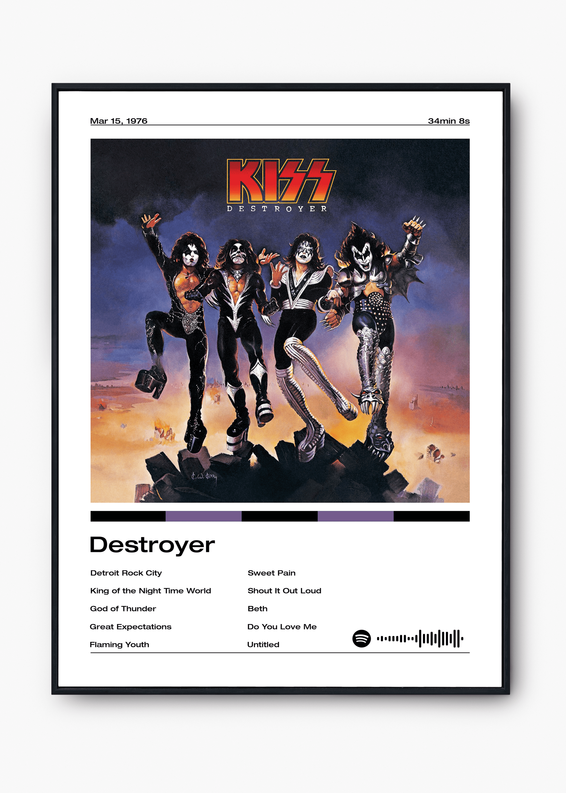 Quadro Kiss Destroyer