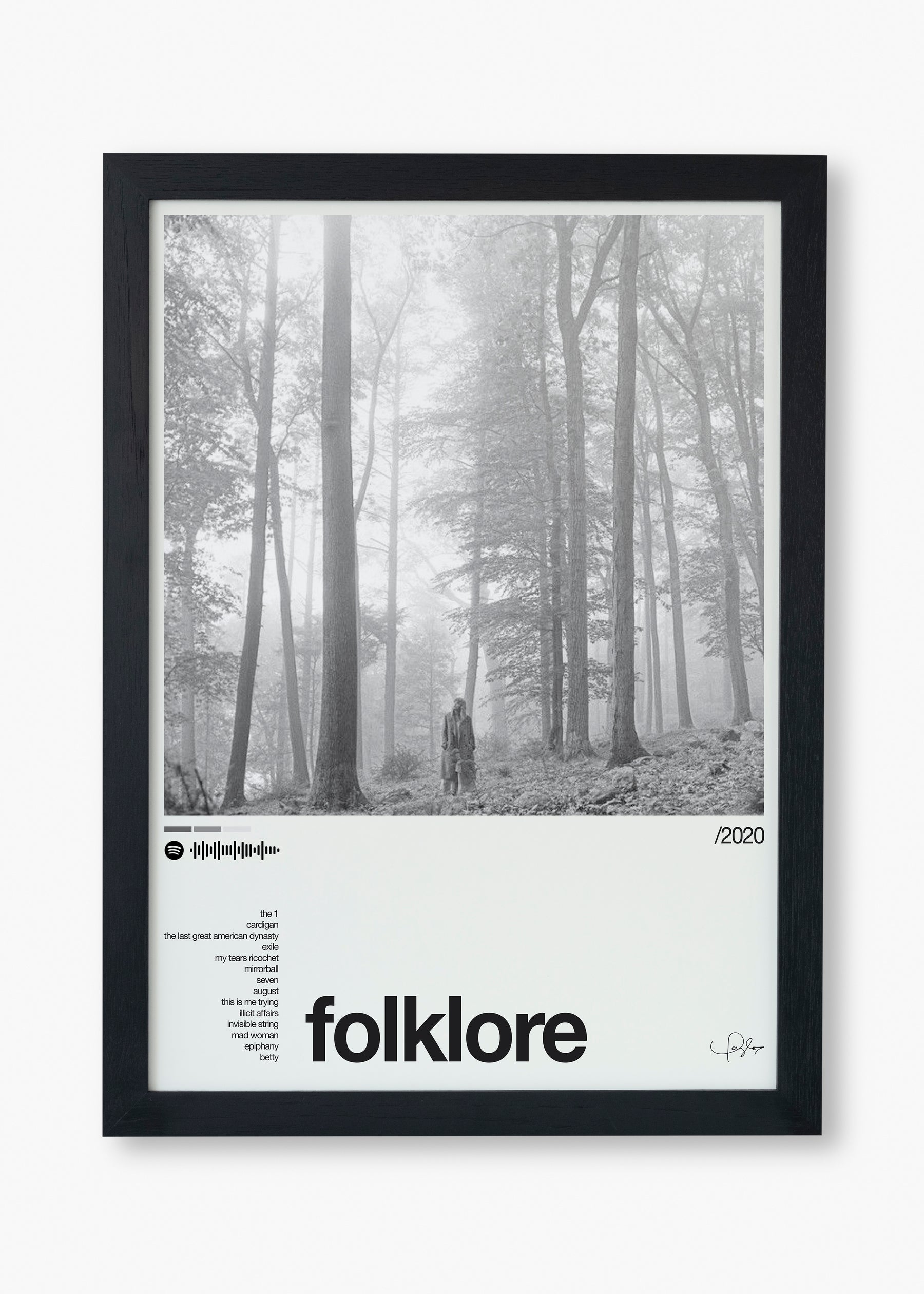 Quadro Taylor Swift Folklore