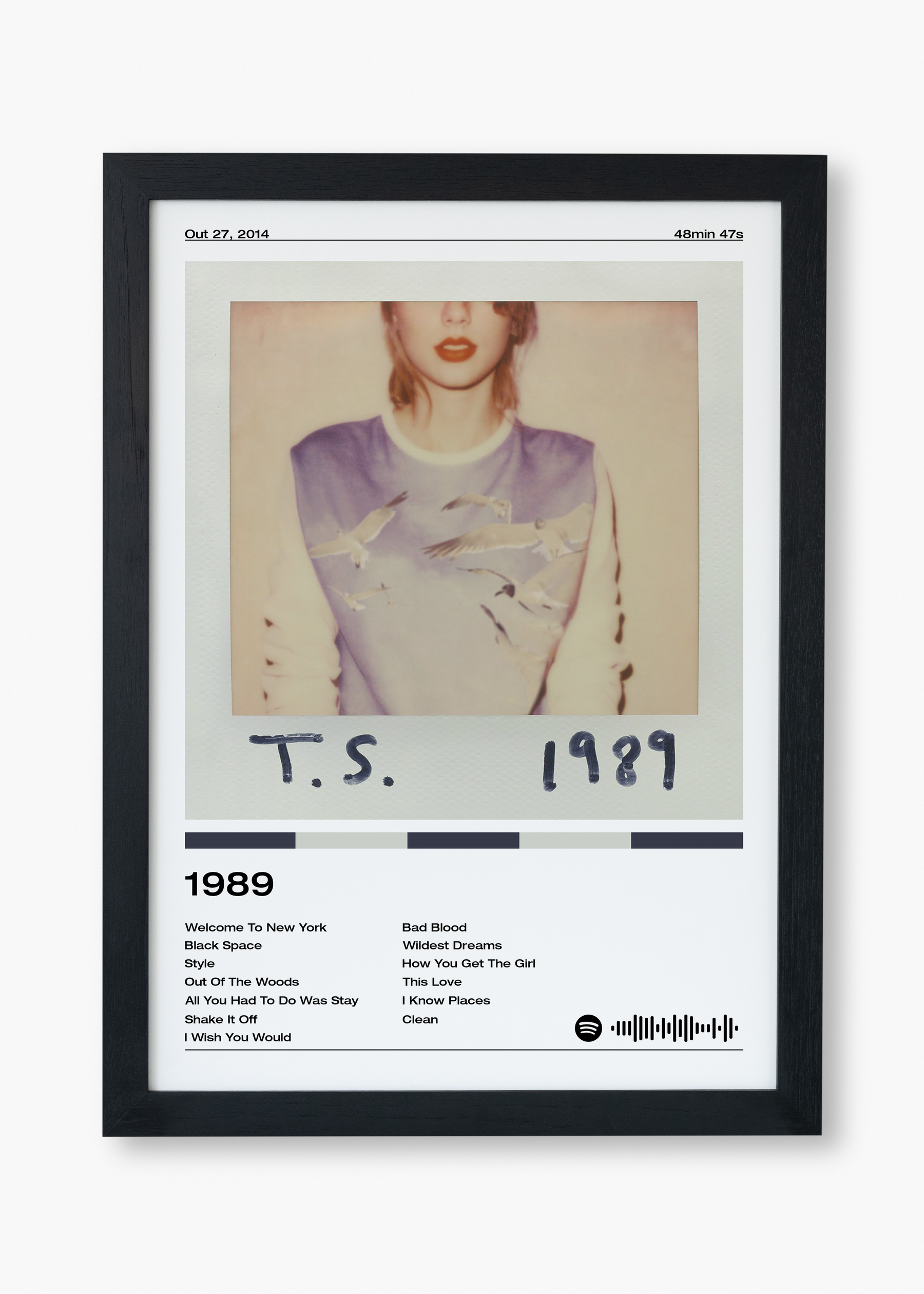 Quadro Taylor Swift 1989