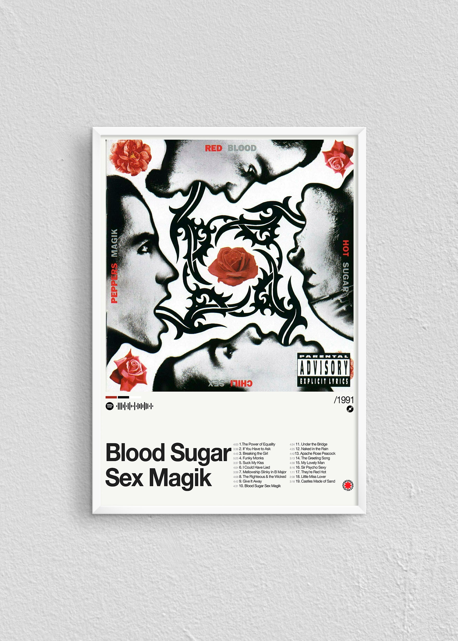 Quadro Red Hot Chili Peppers Blood Sugar Sex Magik