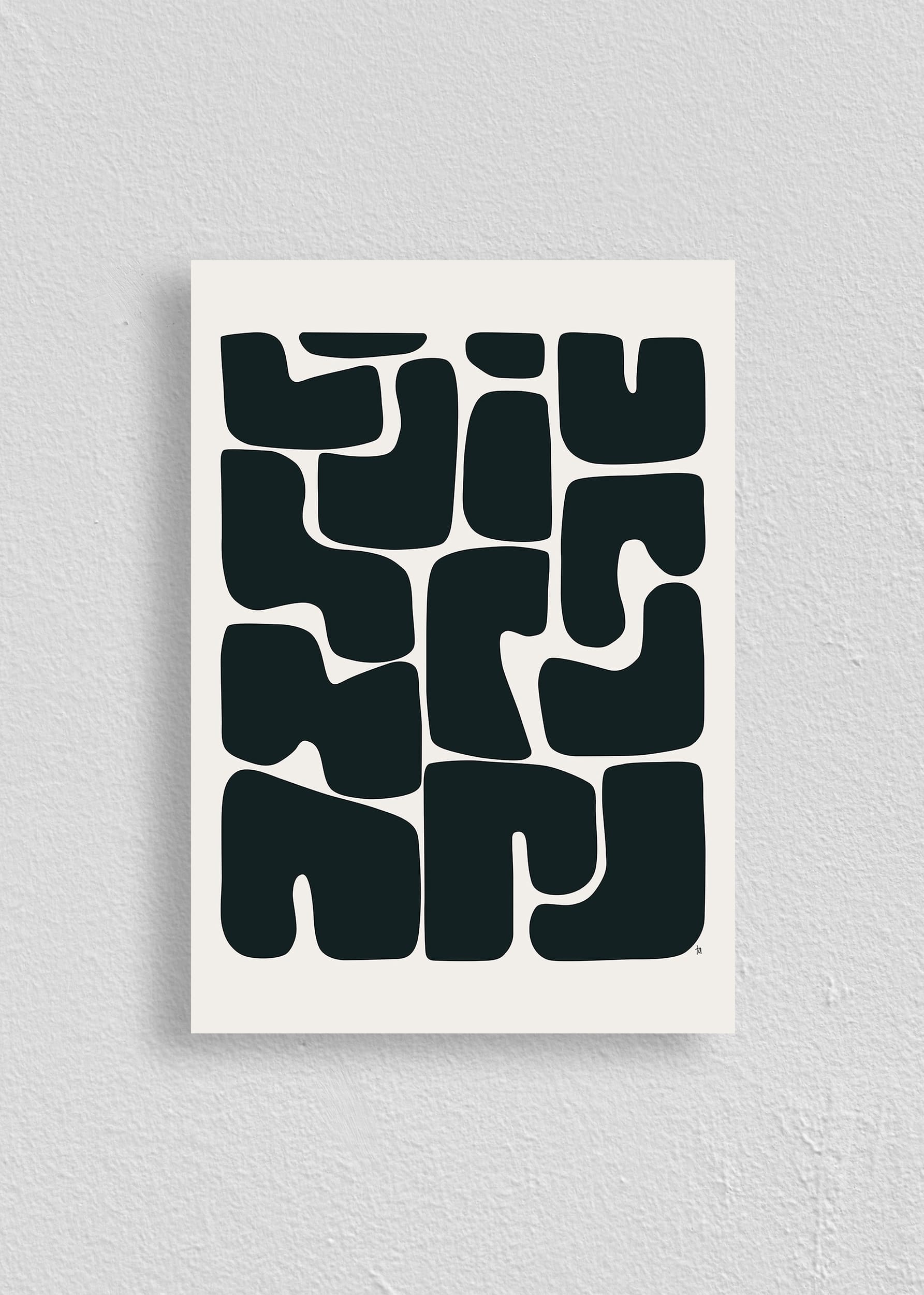 Quadro Flow Preto VI