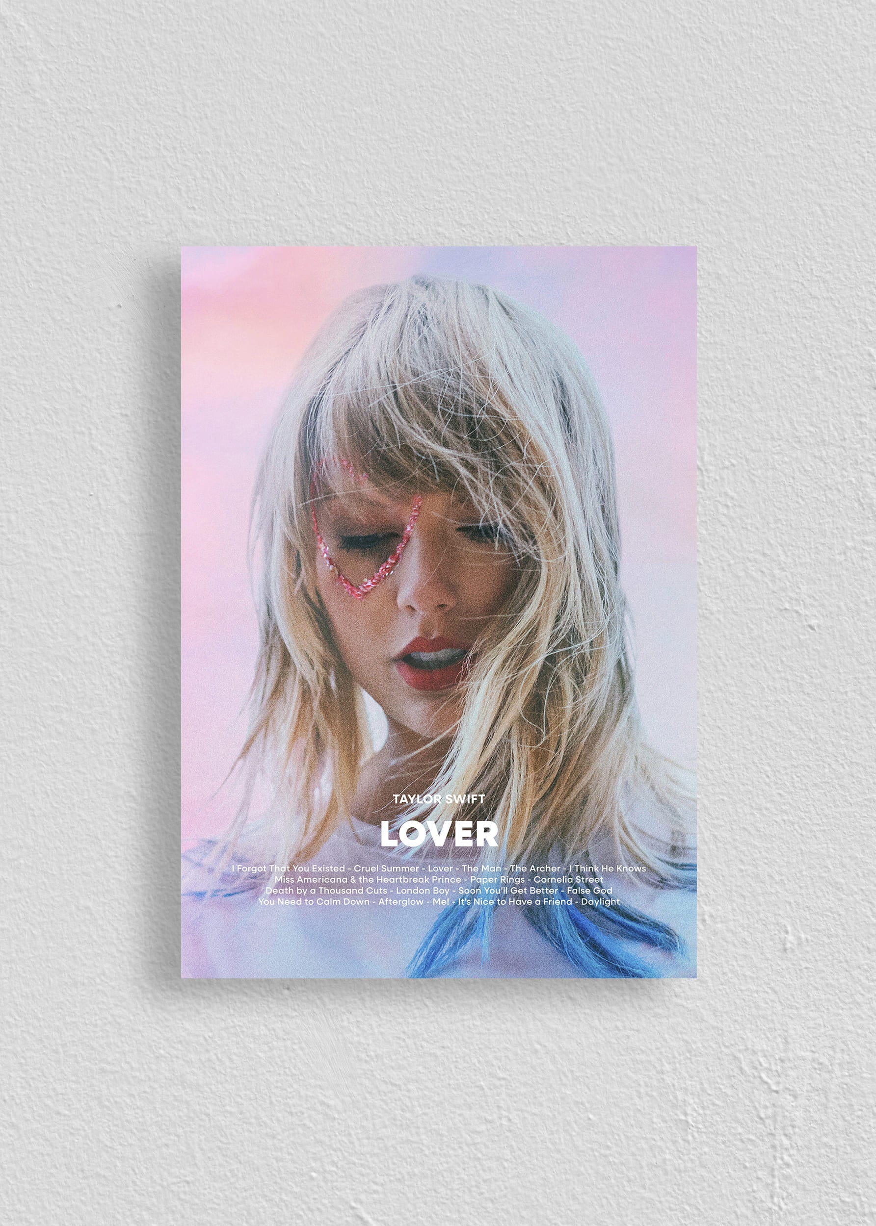 Quadro Taylor Swift Lover Capa