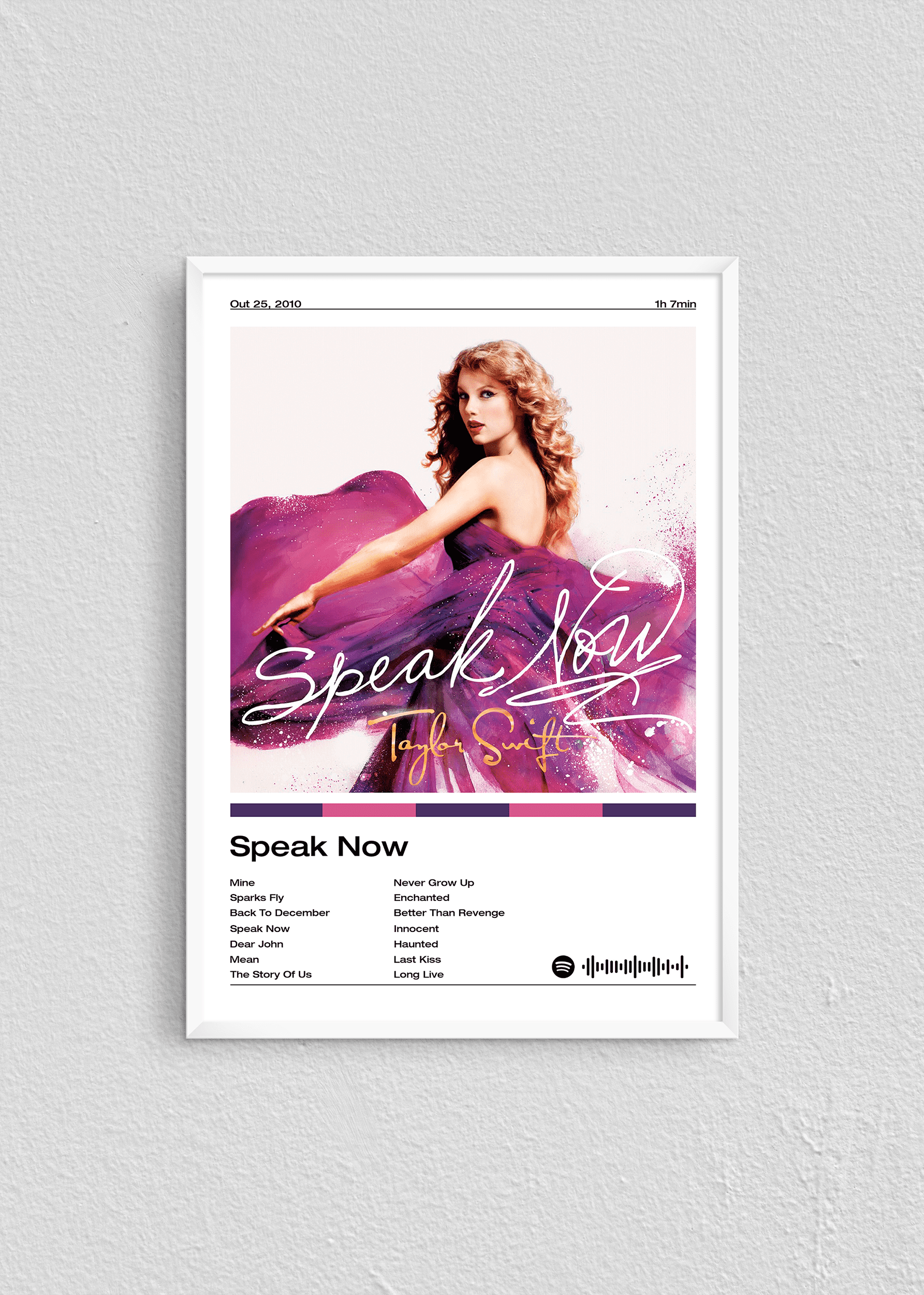 Quadro Taylor Swift Speak Now