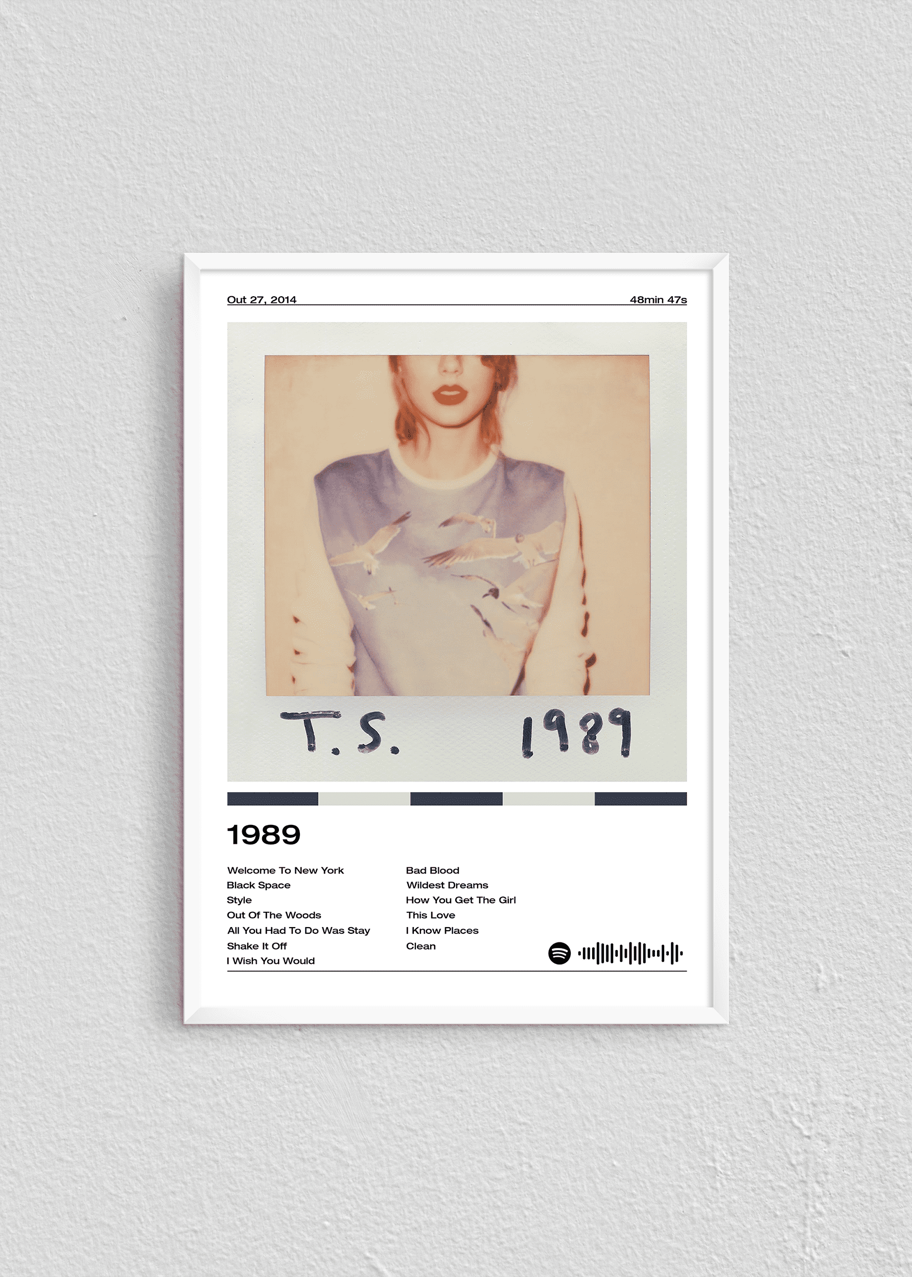 Quadro Taylor Swift 1989