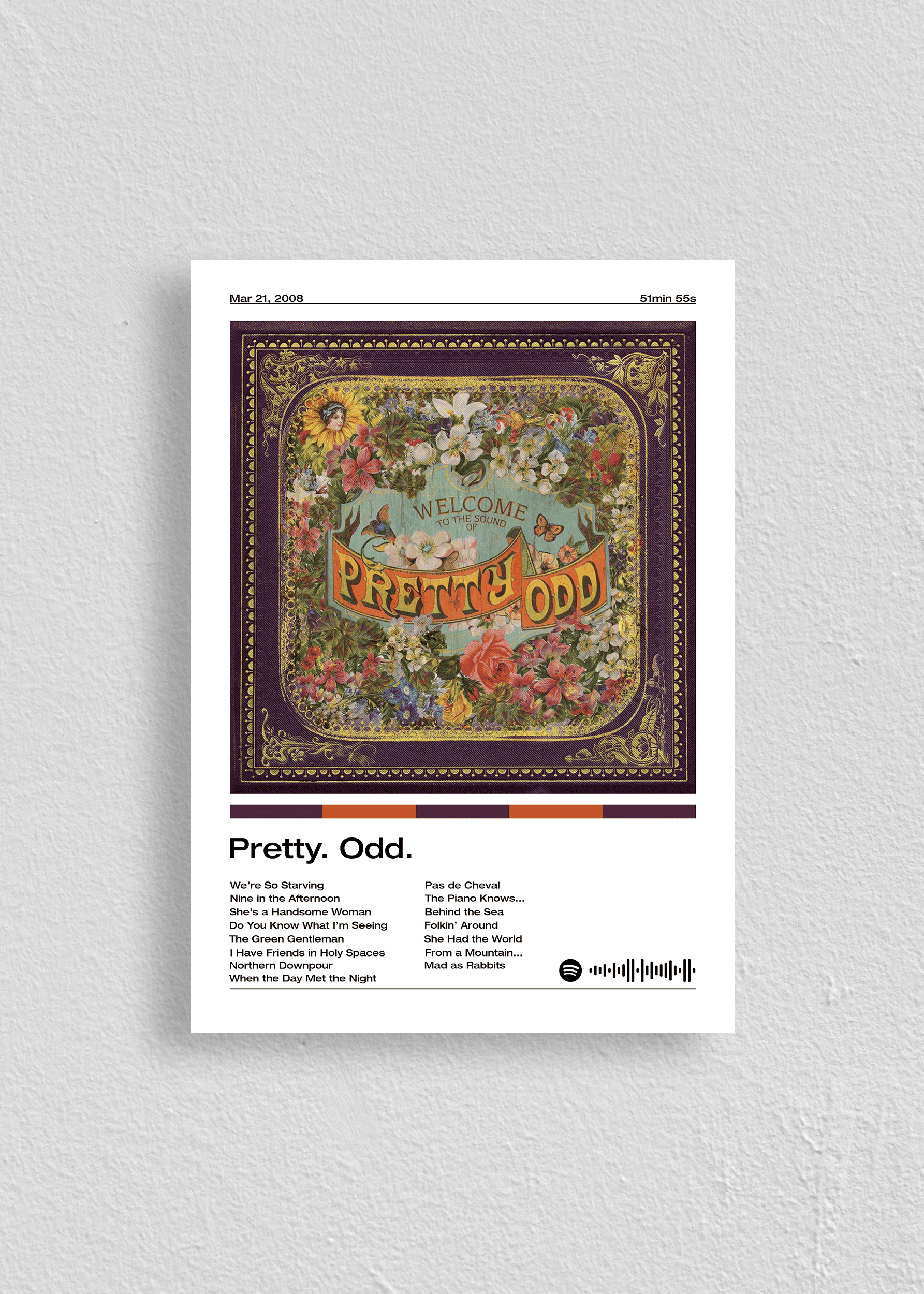 Quadro Panic at the Disco Pretty. Odd.