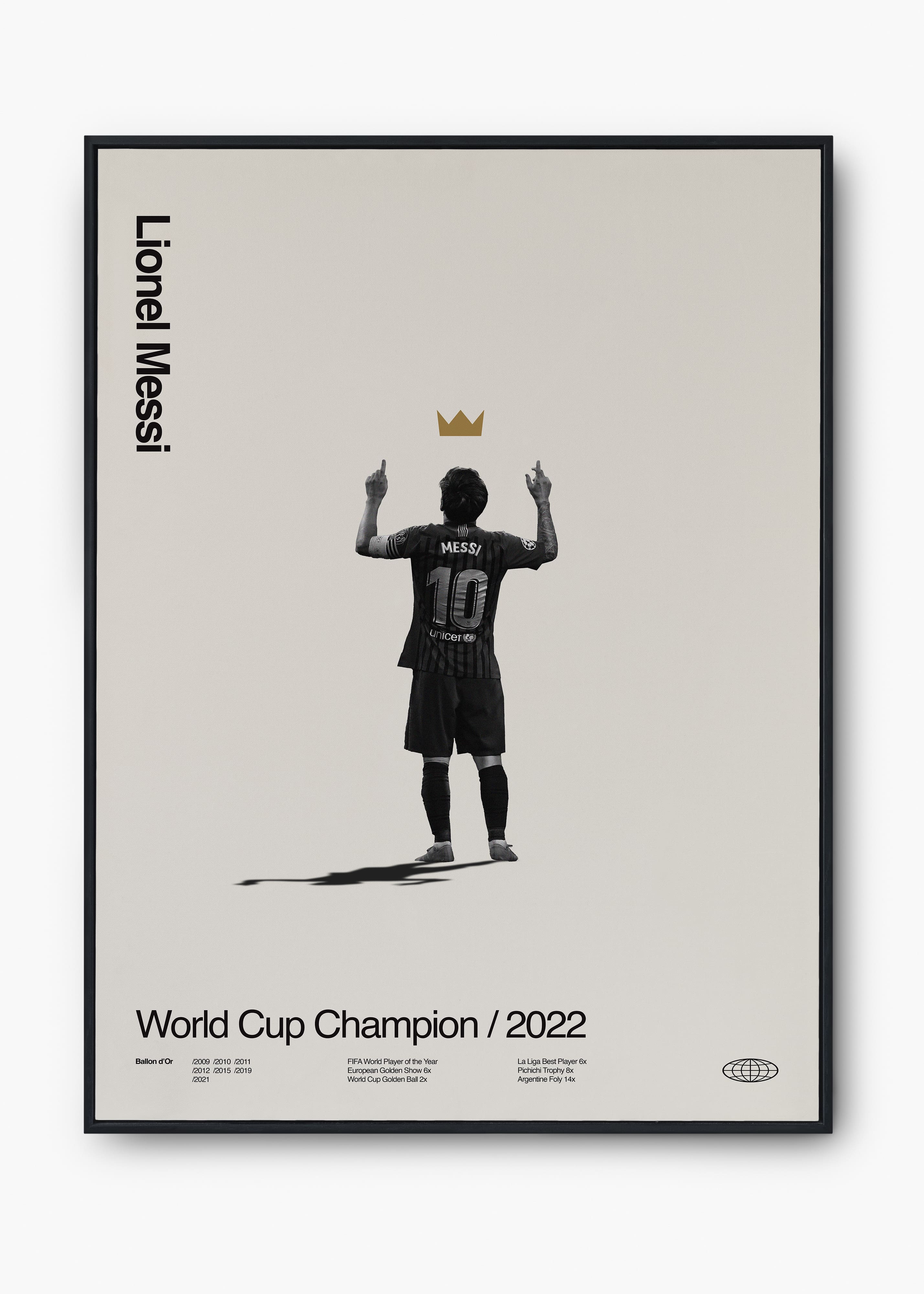 Quadro decorativo Messi, ideia de presente de Dia dos Pais 2026