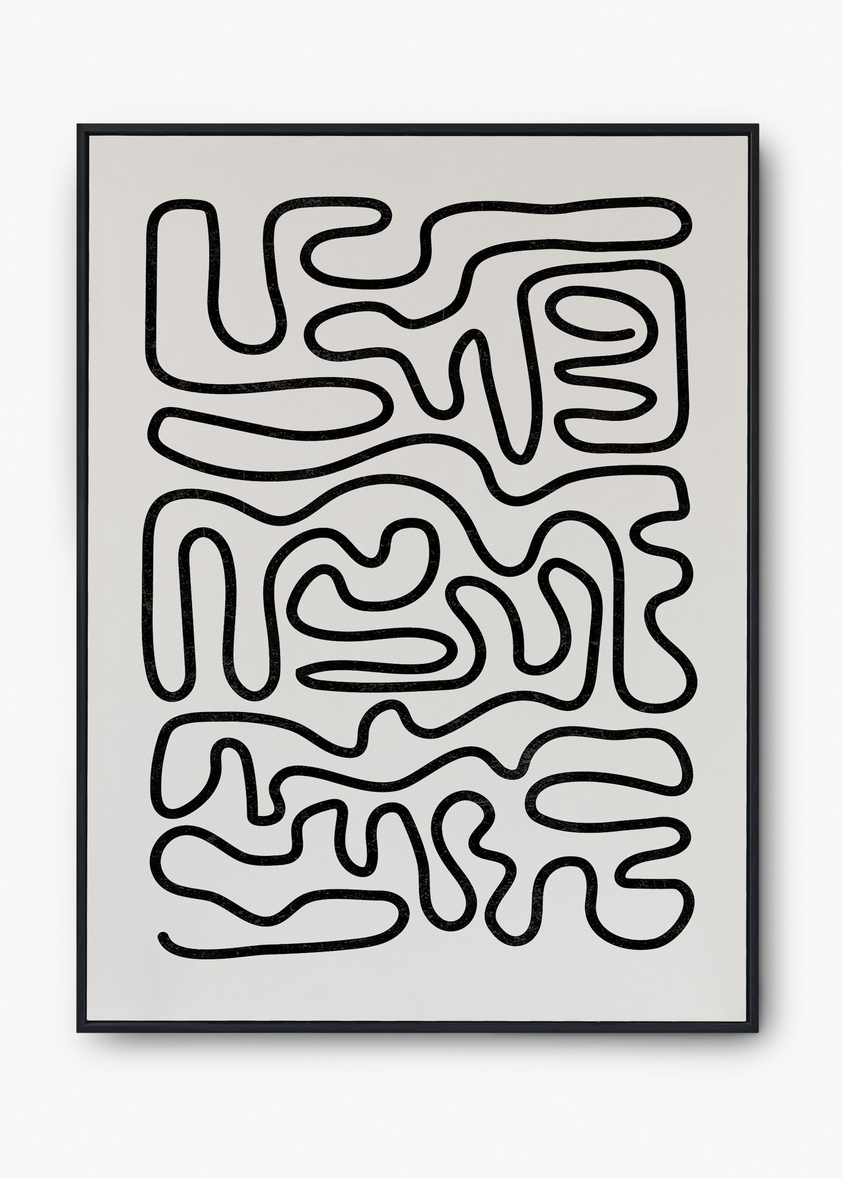 Composição de quadros abstratos geométricos inspirados na estética de Squid Game