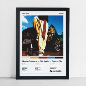Quadro Racionais Nada Como um Dia Após o Outro Dia