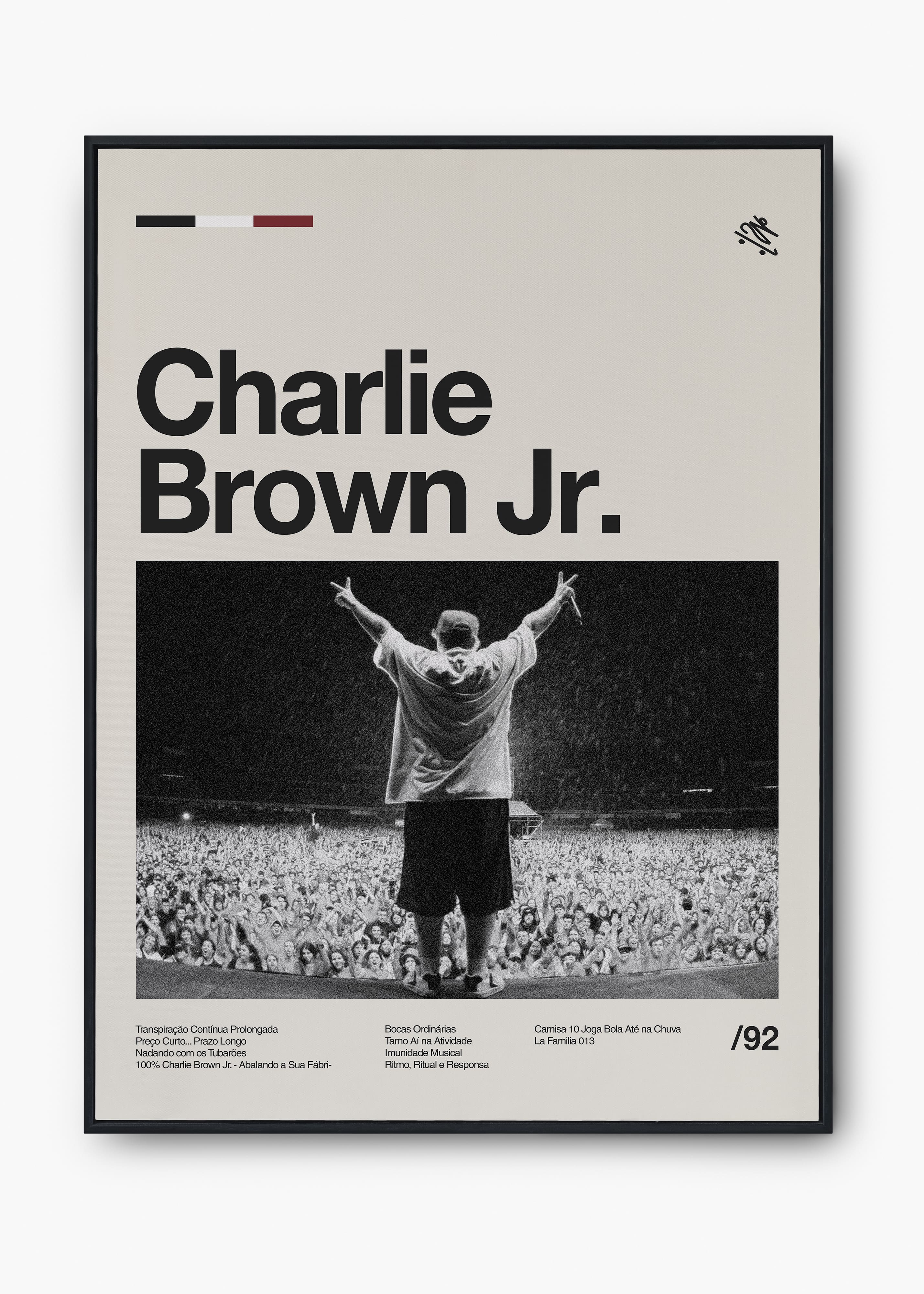 Quadro Charlie Brown Jr Banda