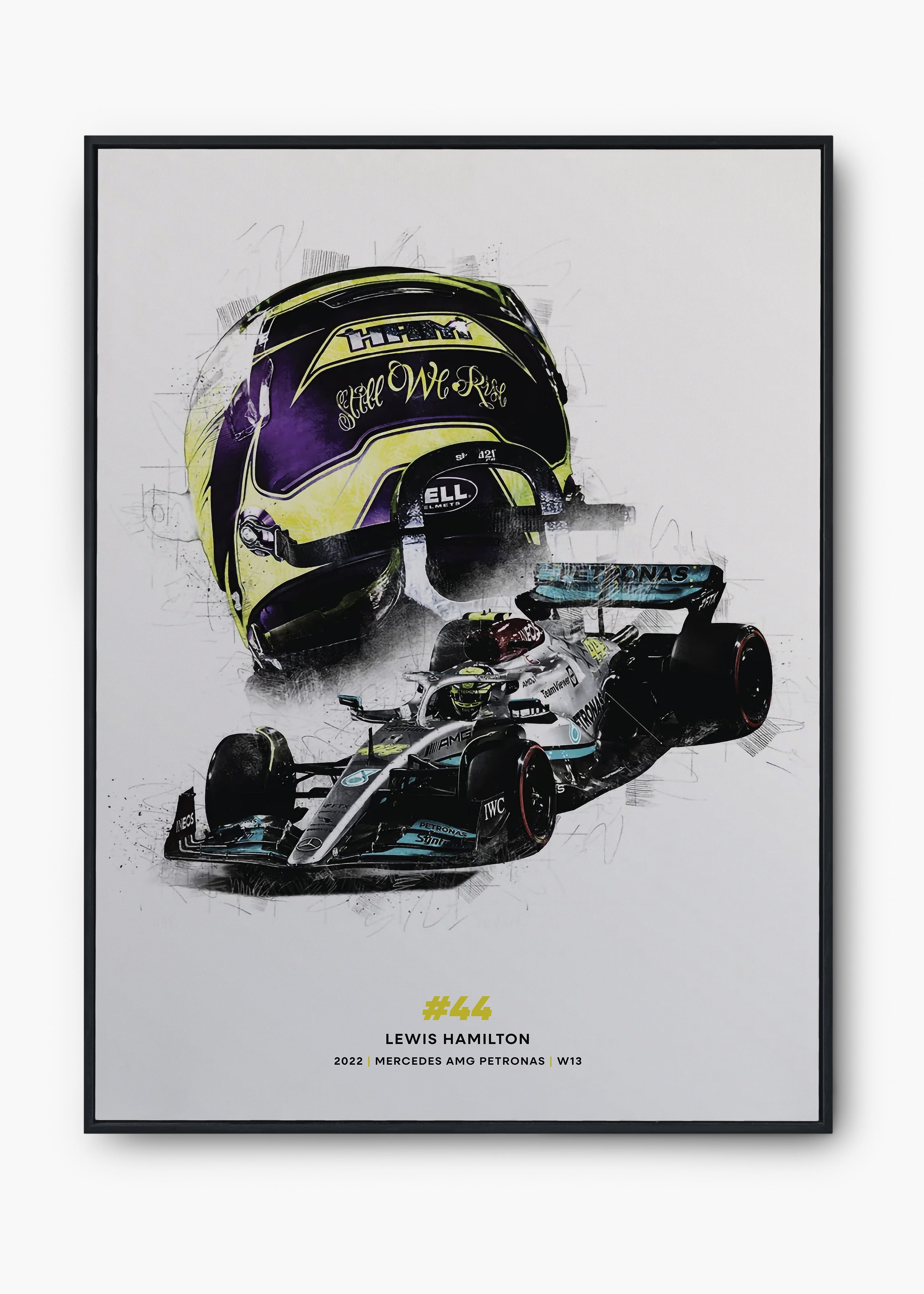 Quadro Lewis Hamilton - Still We Rise