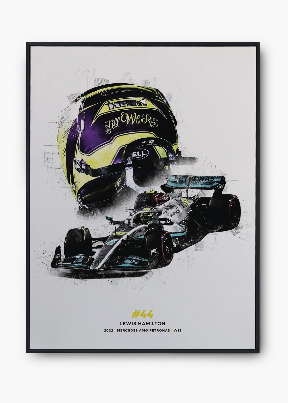 Quadro Lewis Hamilton - Still We Rise
