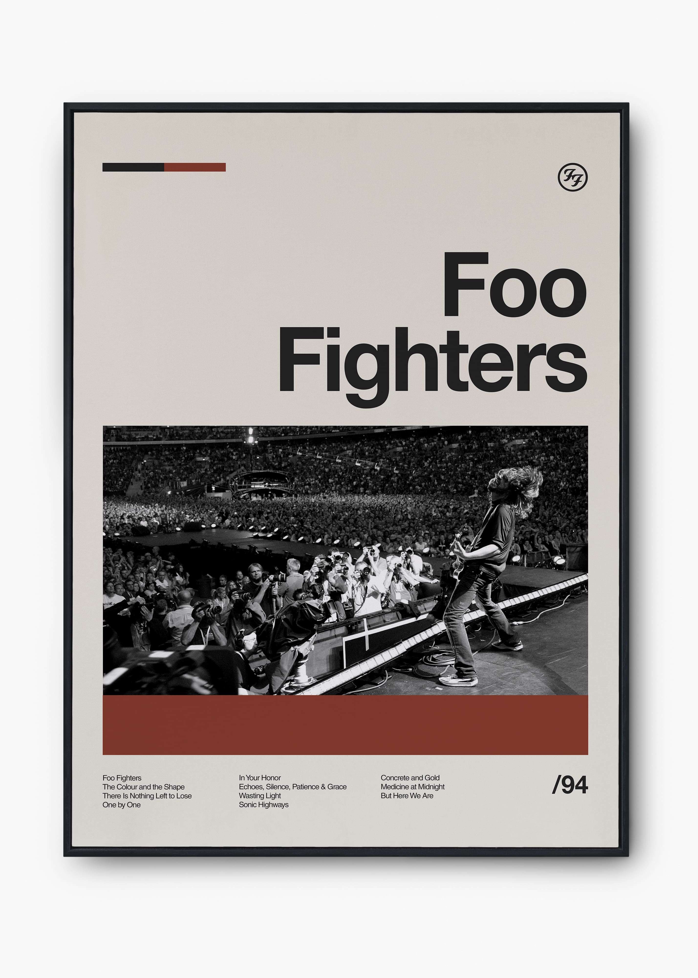 Quadro Foo Fighters Banda
