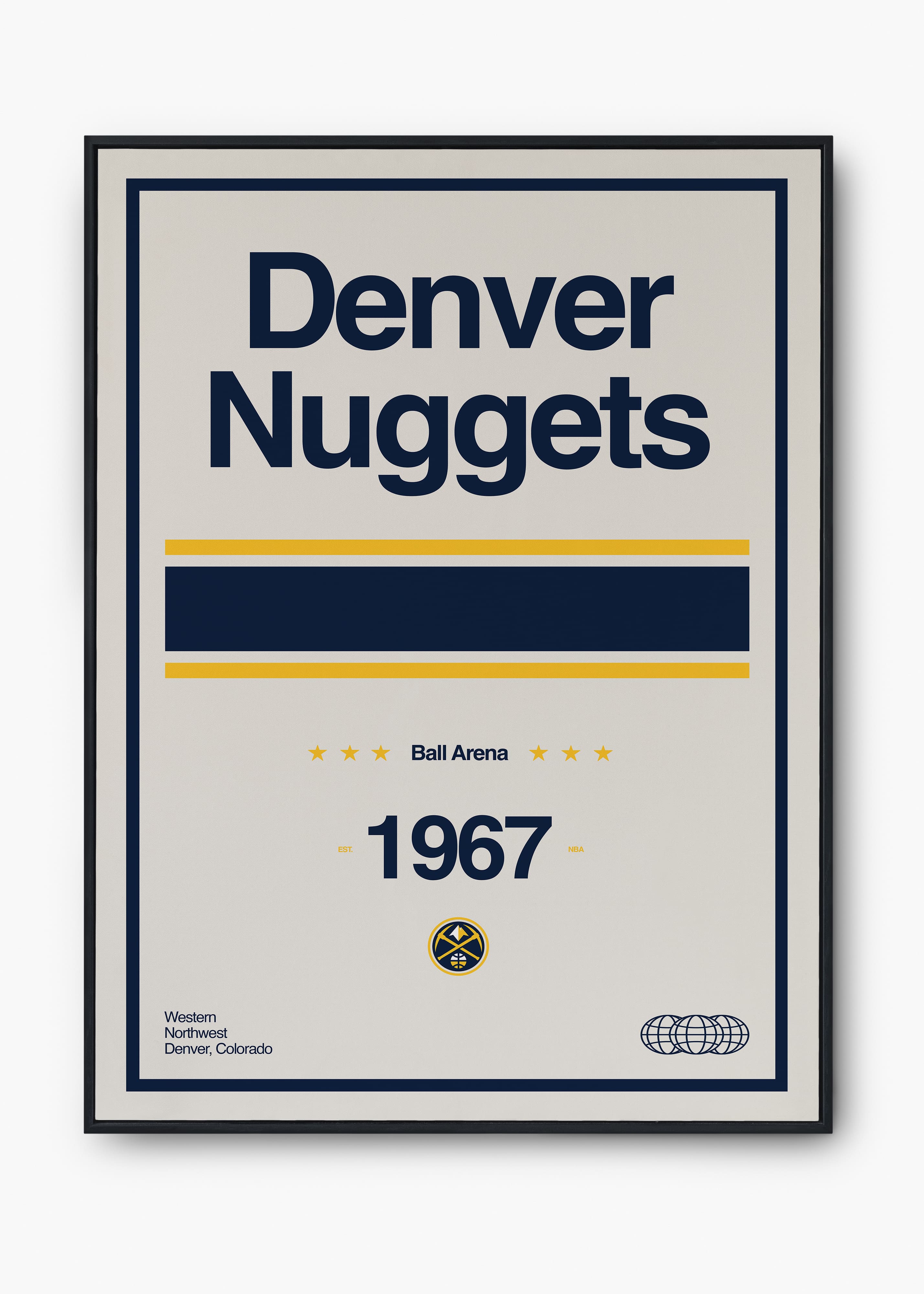 Quadro NBA Denver Nuggets