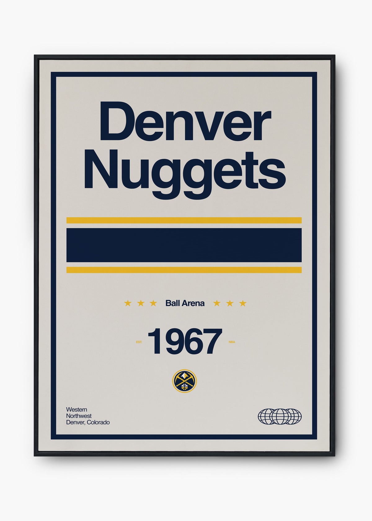 Quadro NBA Denver Nuggets