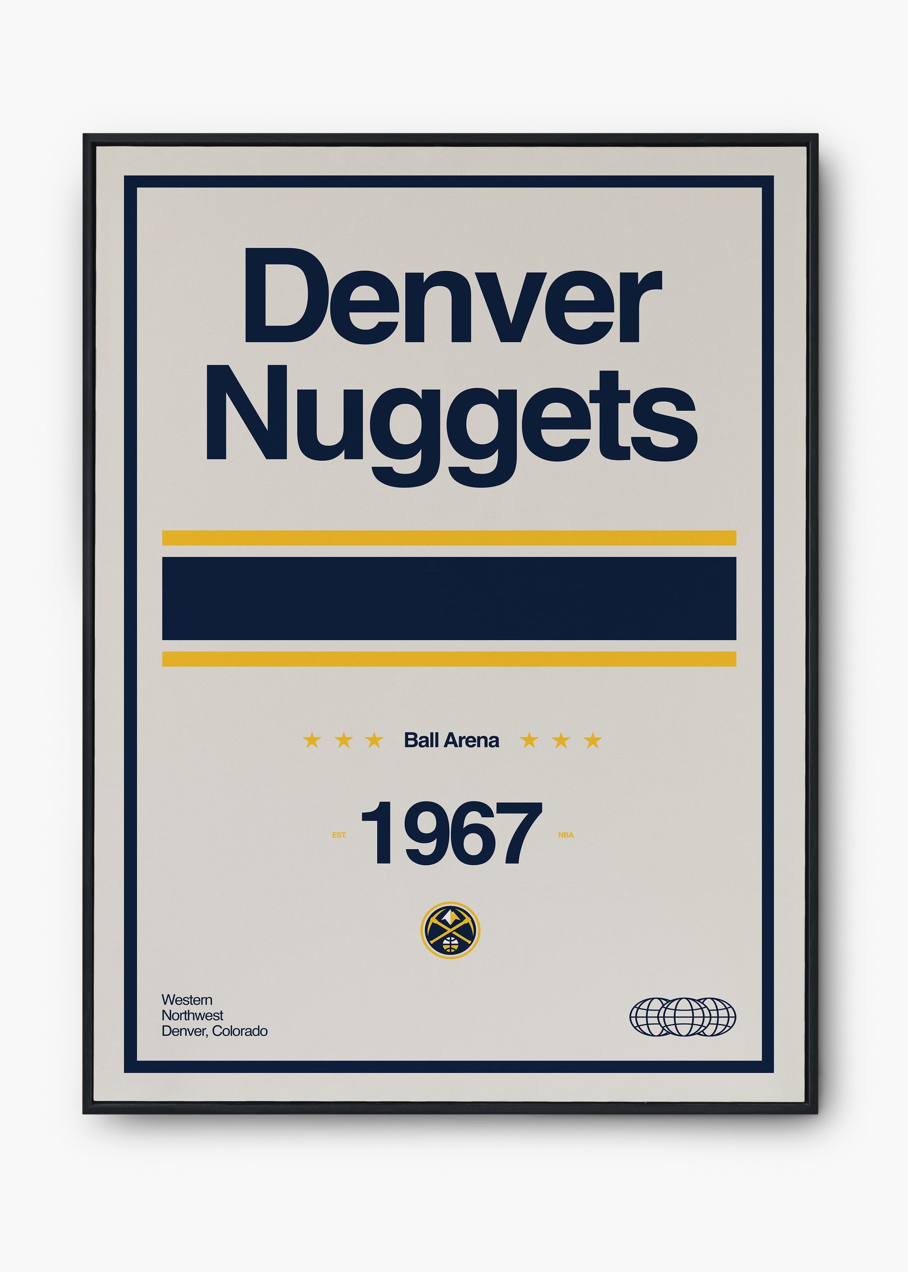Quadro NBA Denver Nuggets