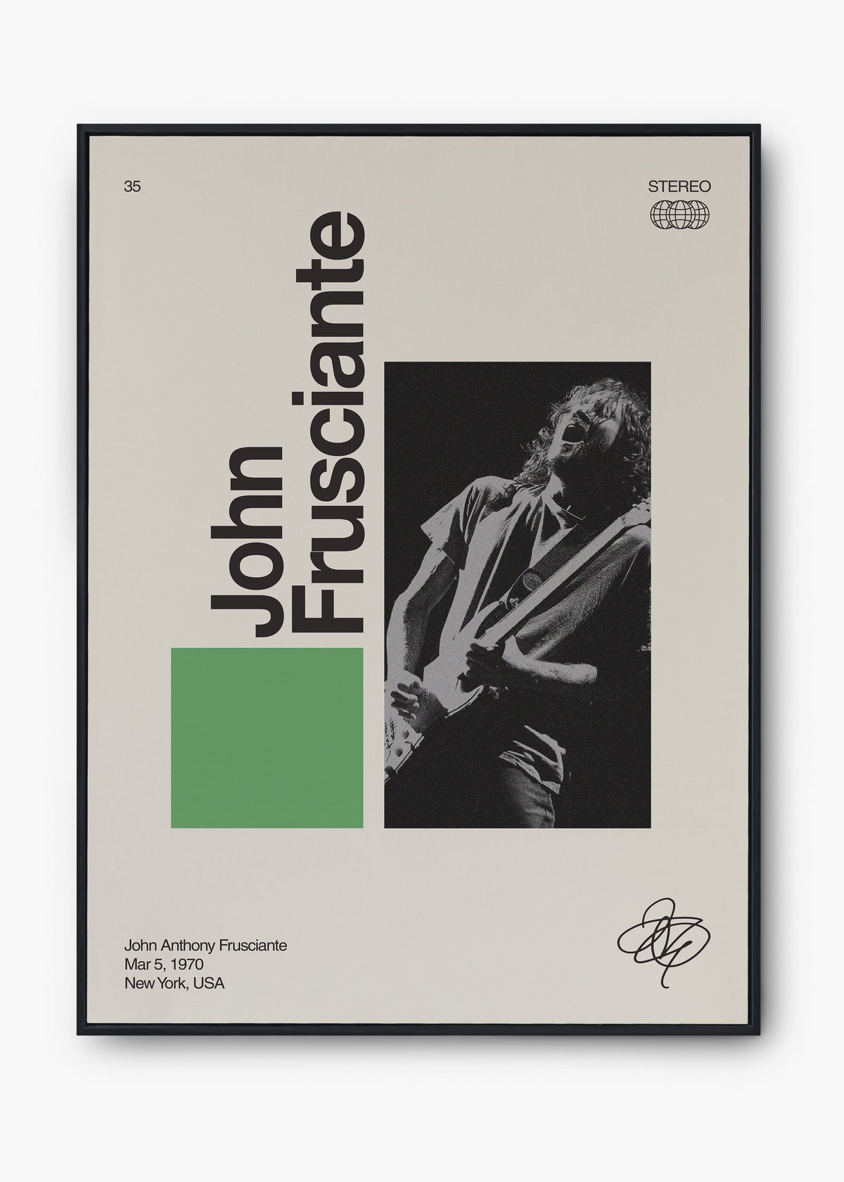 Quadro Signature John Frusciante