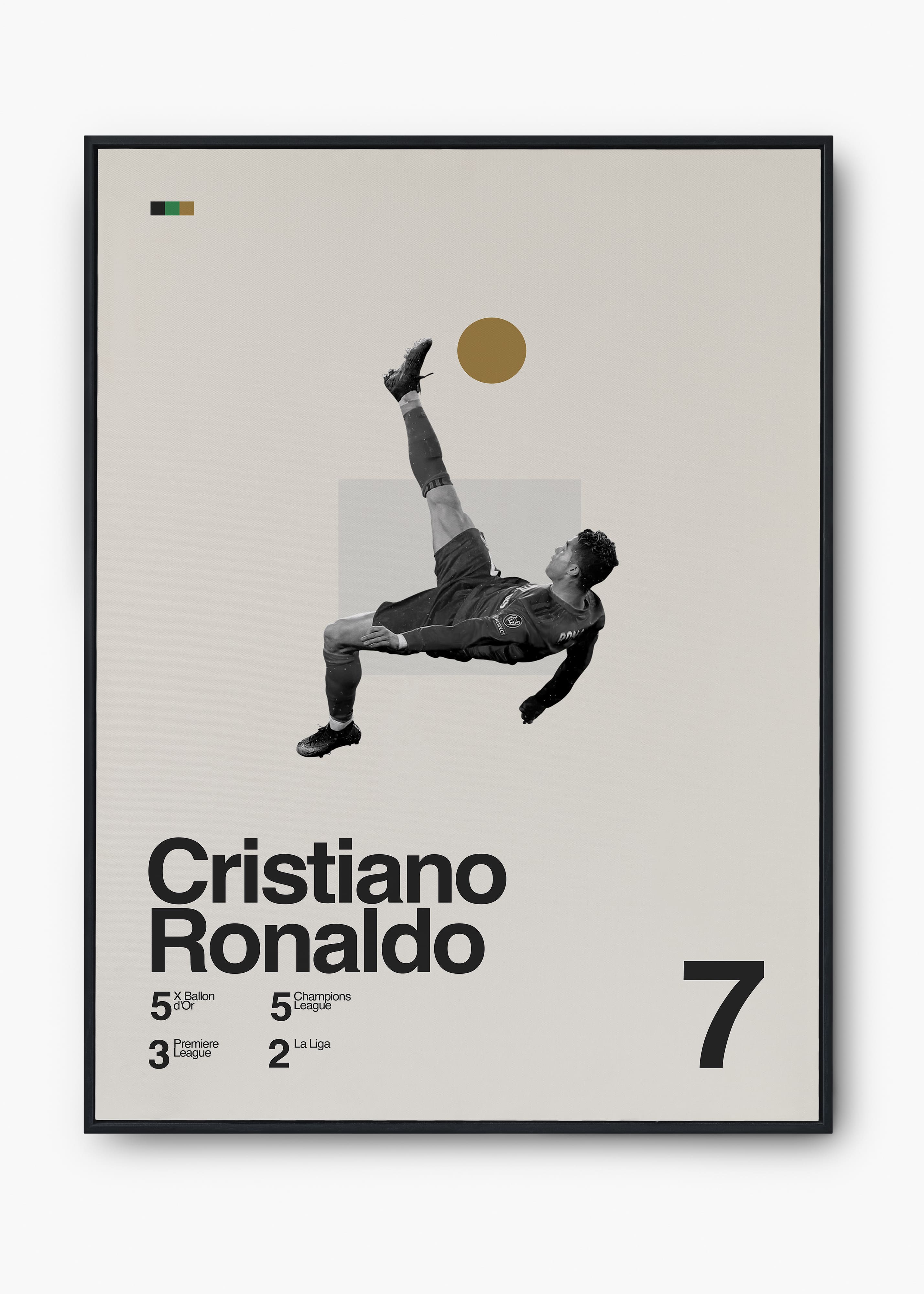 Quadro Cristiano Ronaldo CR7