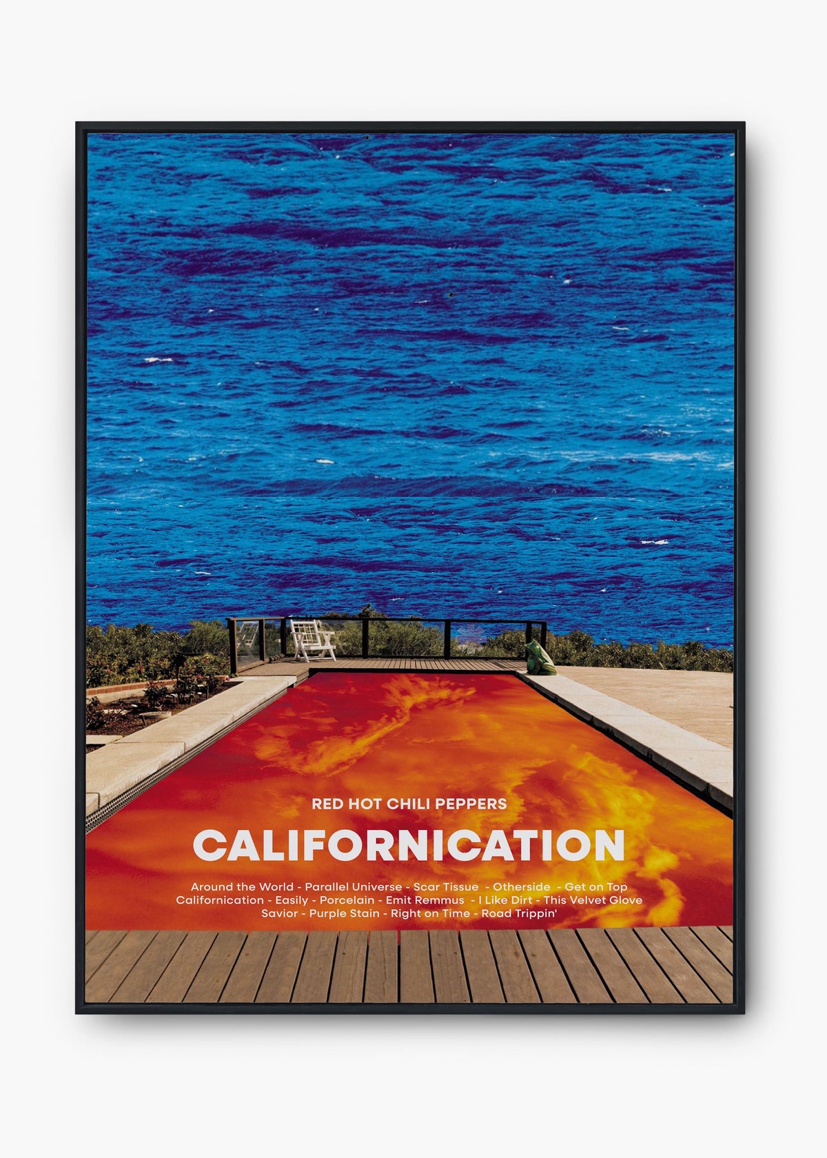 Quadro Red Hot Chili Peppers Californication Capa