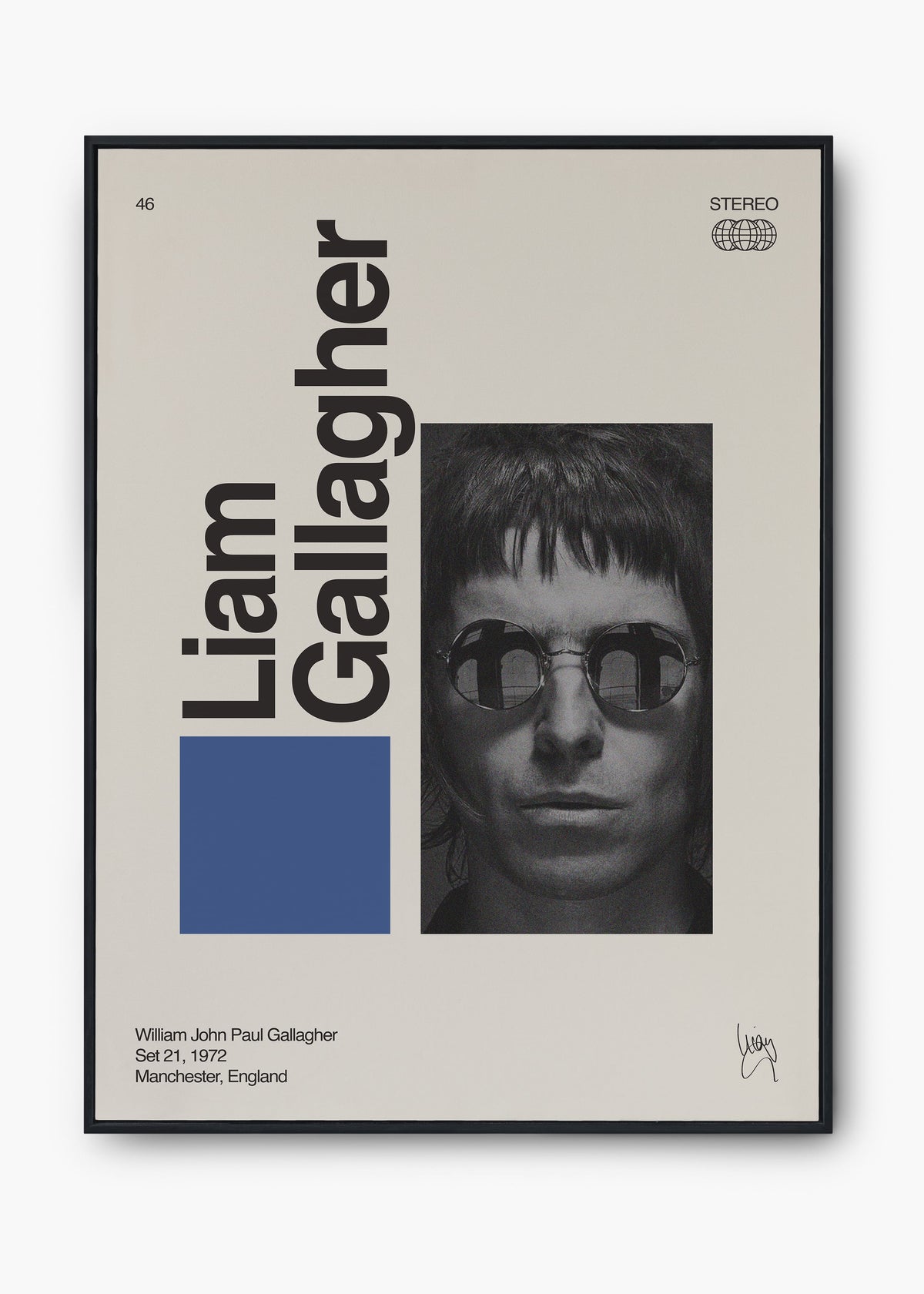 Quadro Signature Liam Gallagher