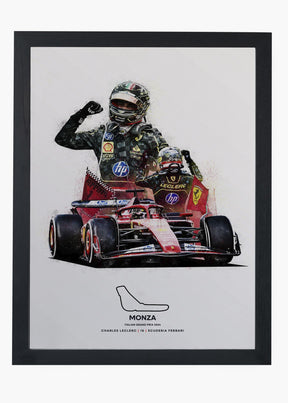Quadro Charles Leclerc Monza 2024