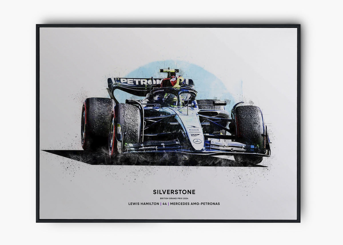Quadro Lewis Hamilton Silverstone 2024