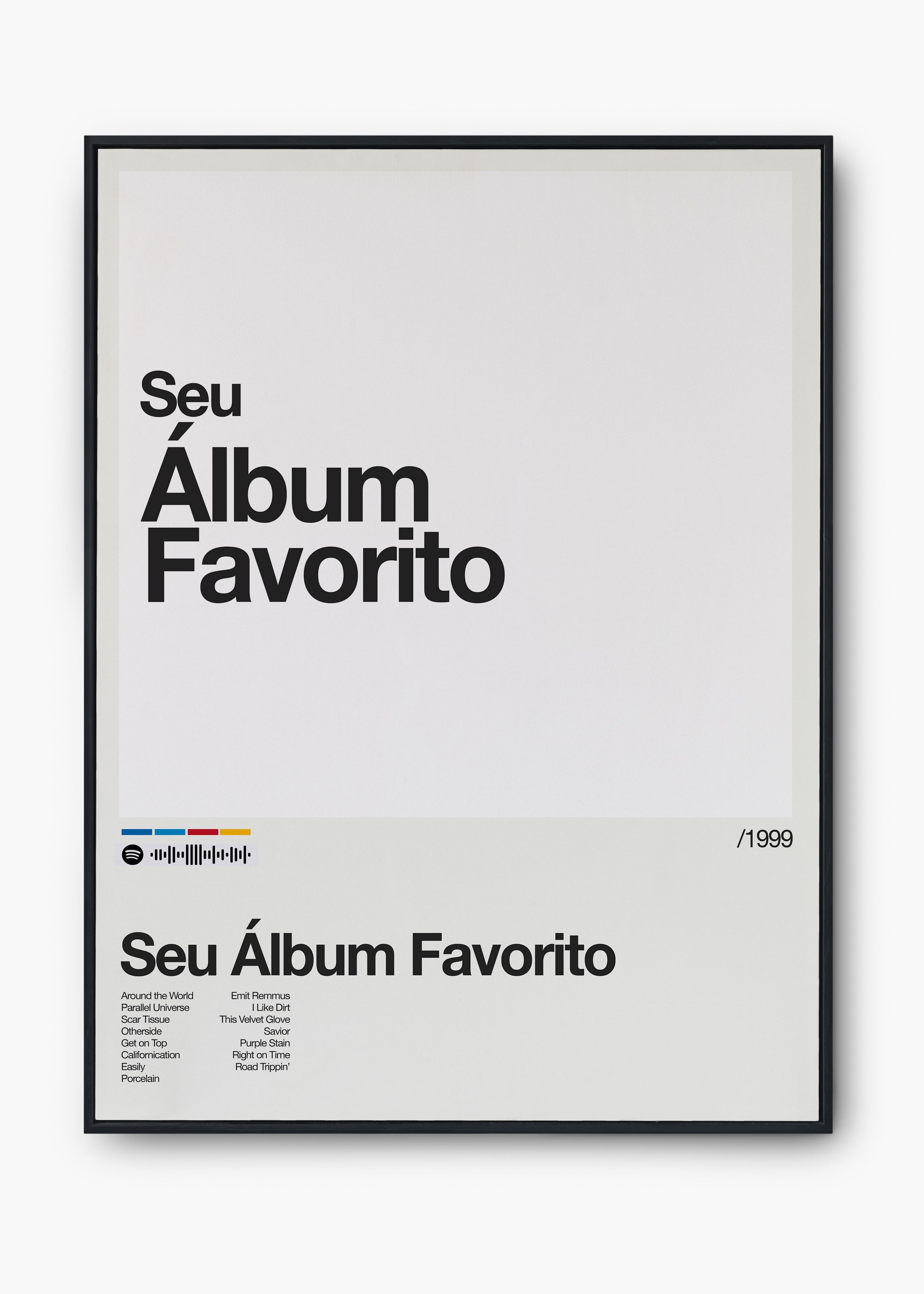 Quadro Spotify Personalizável - Álbum
