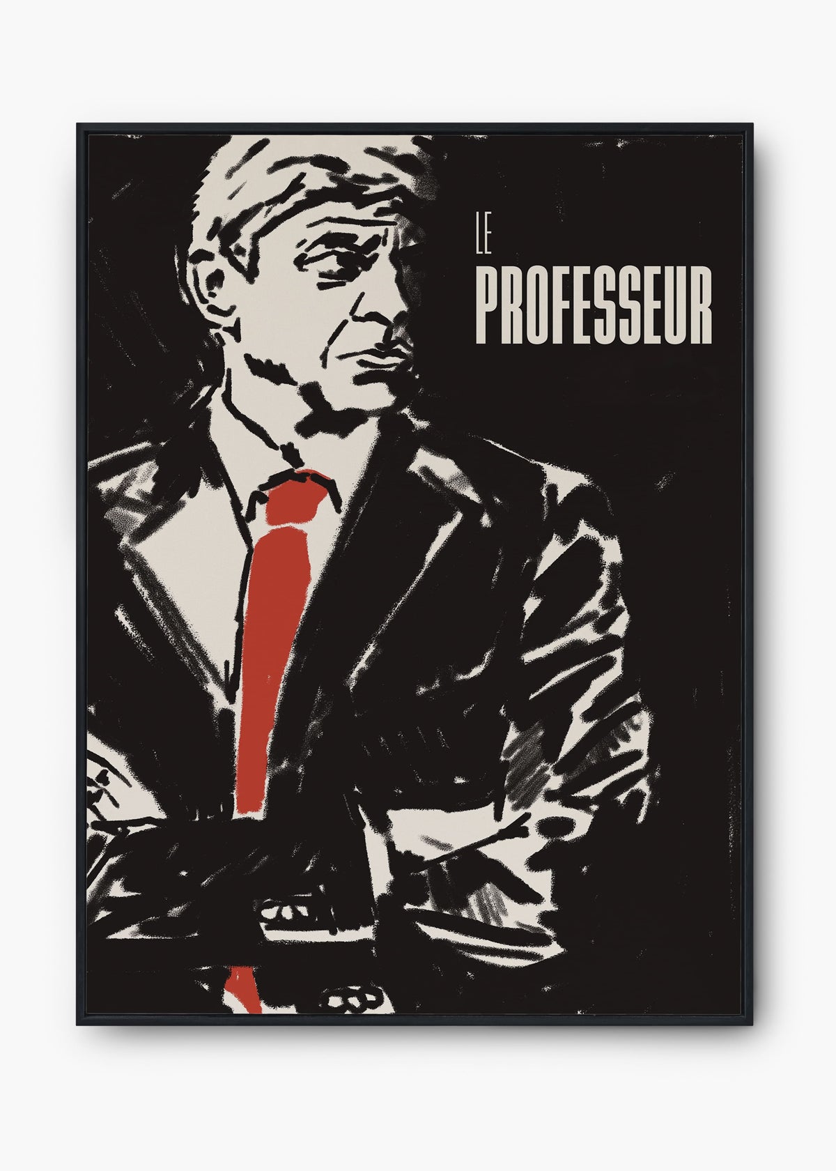 Quadro Arsene Wenger Le Professeur - Arsenal