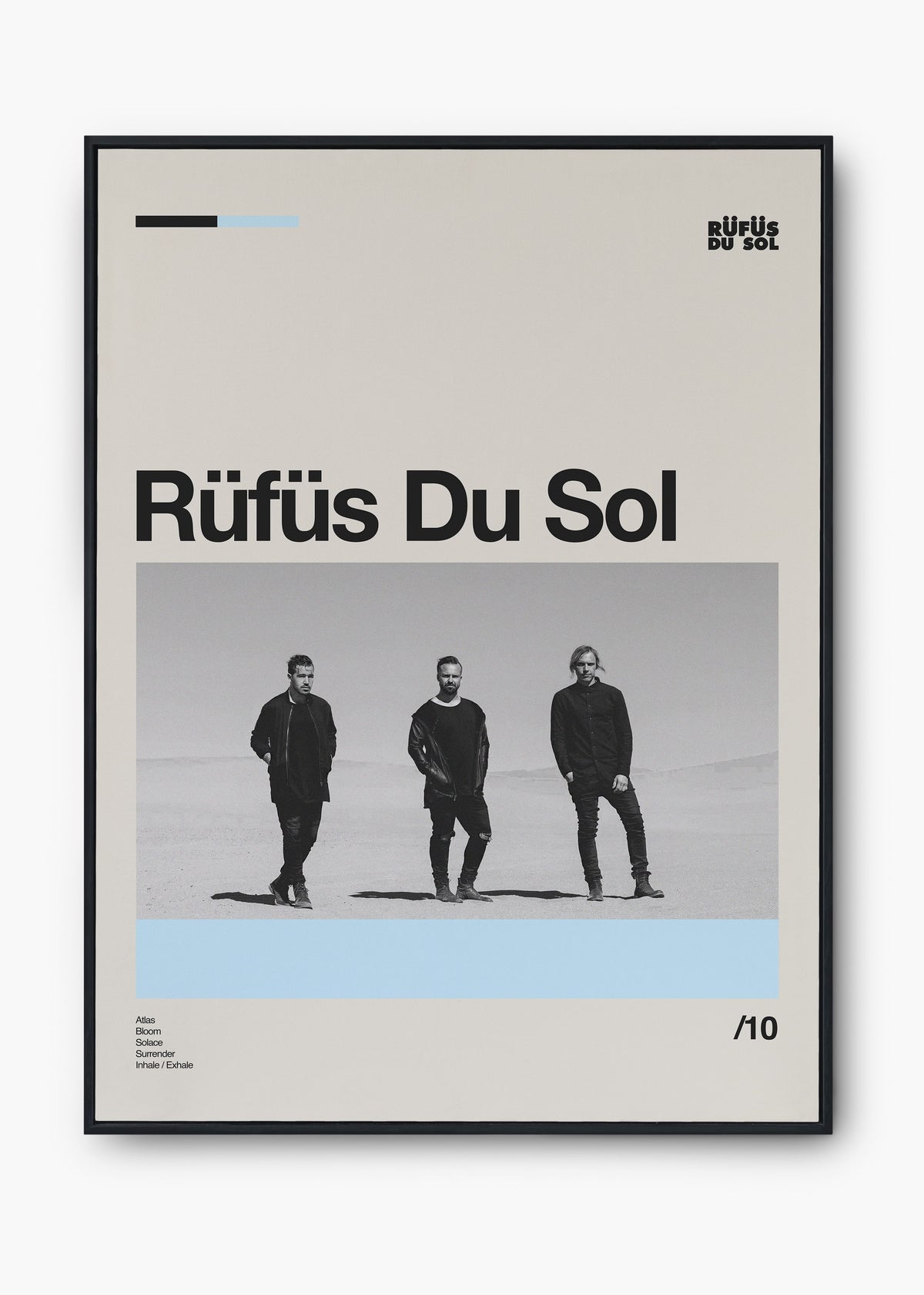 Quadro Rufus du Sol Banda