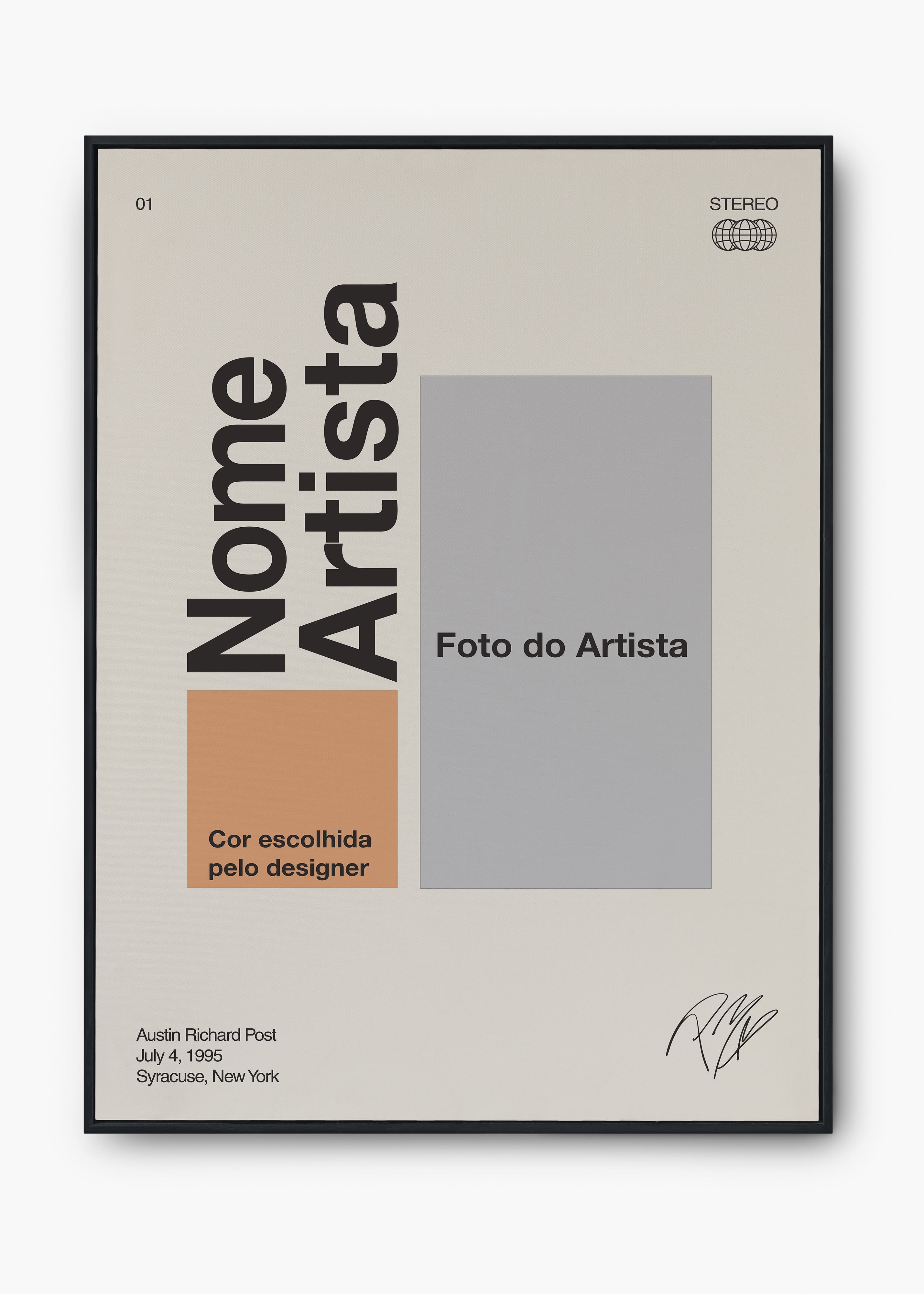 Quadro Personalizável - Signature