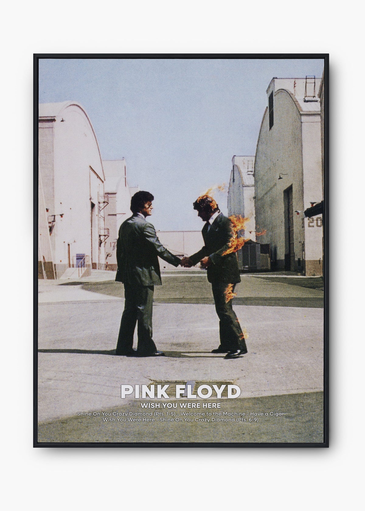 Quadro Pink Floyd Wish You Were Here Capa