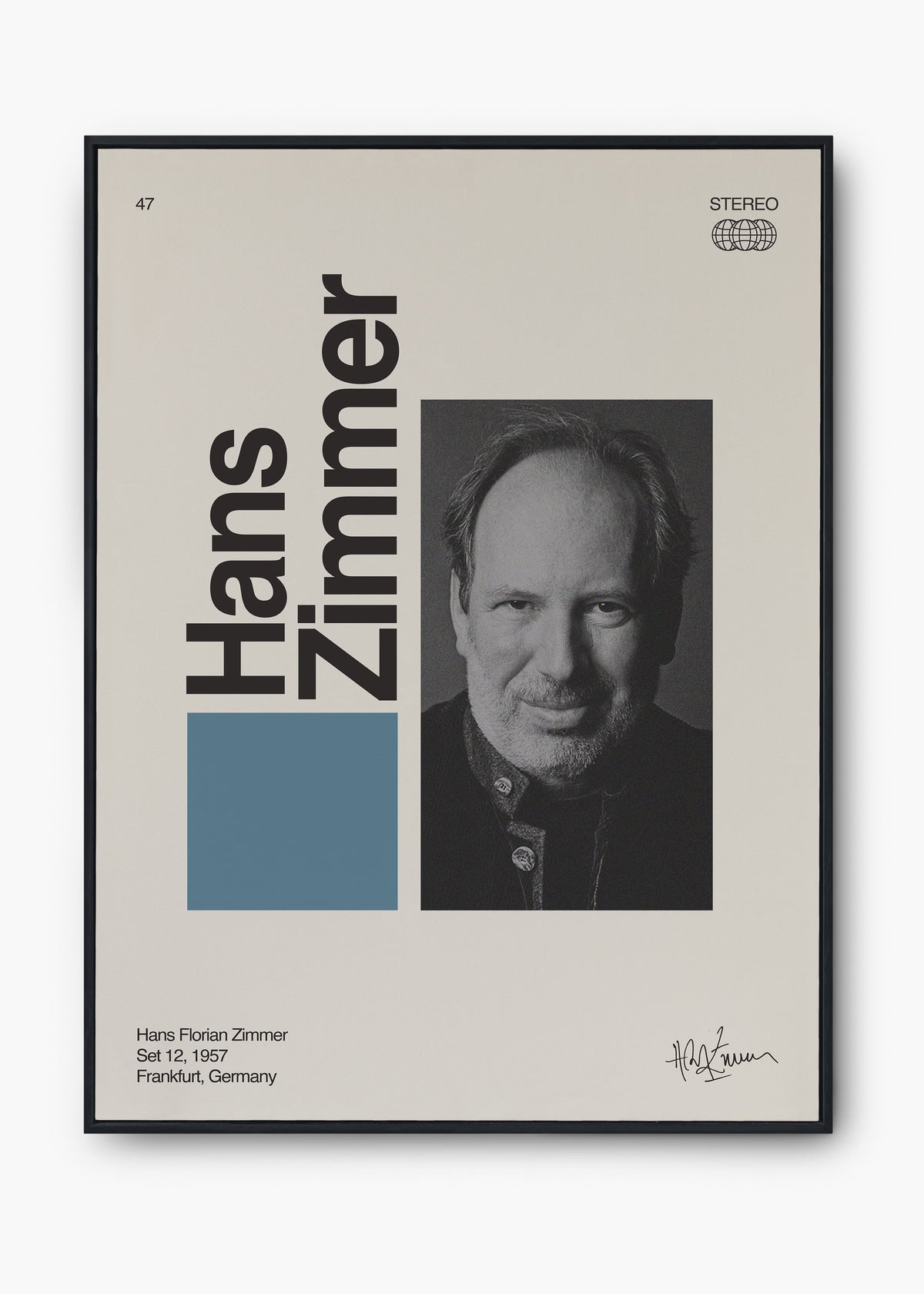 Quadro Signature Hanz Zimmer