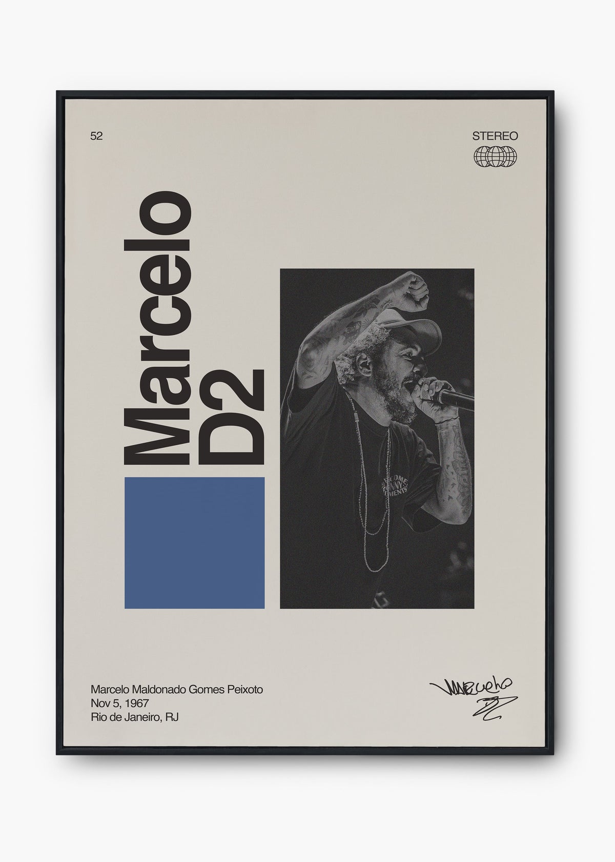 Quadro Signature Marcelo D2