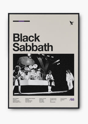 Quadro Black Label Sabbath Banda