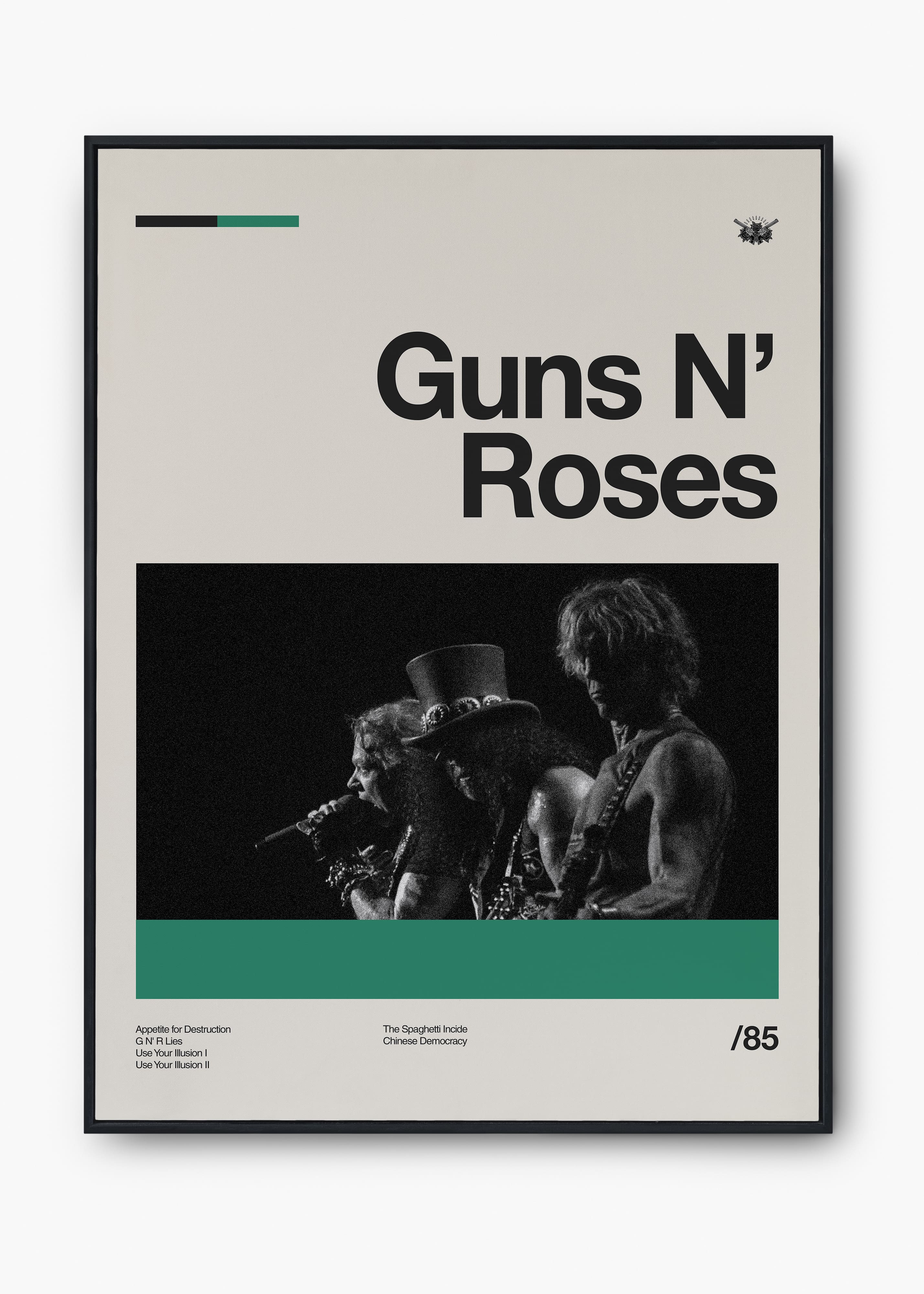 Quadro Guns n' Roses Banda